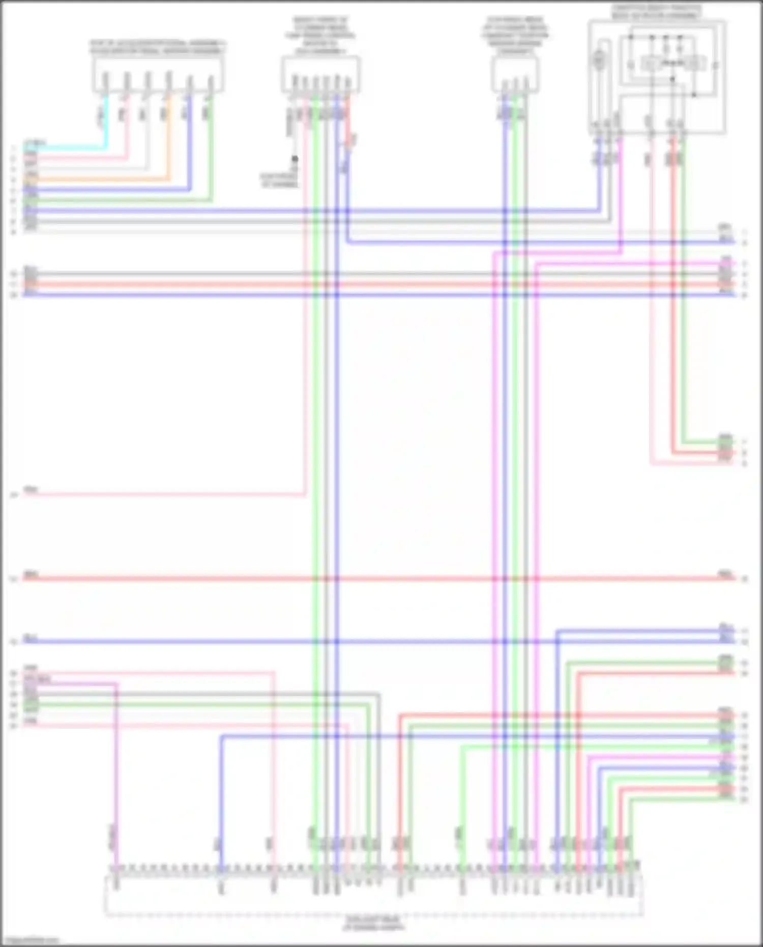 ES Lexus XV70 (2018-2021): Wiring diagram engine performance 2.5l hybrid, engine controls circuit (3 of 7)