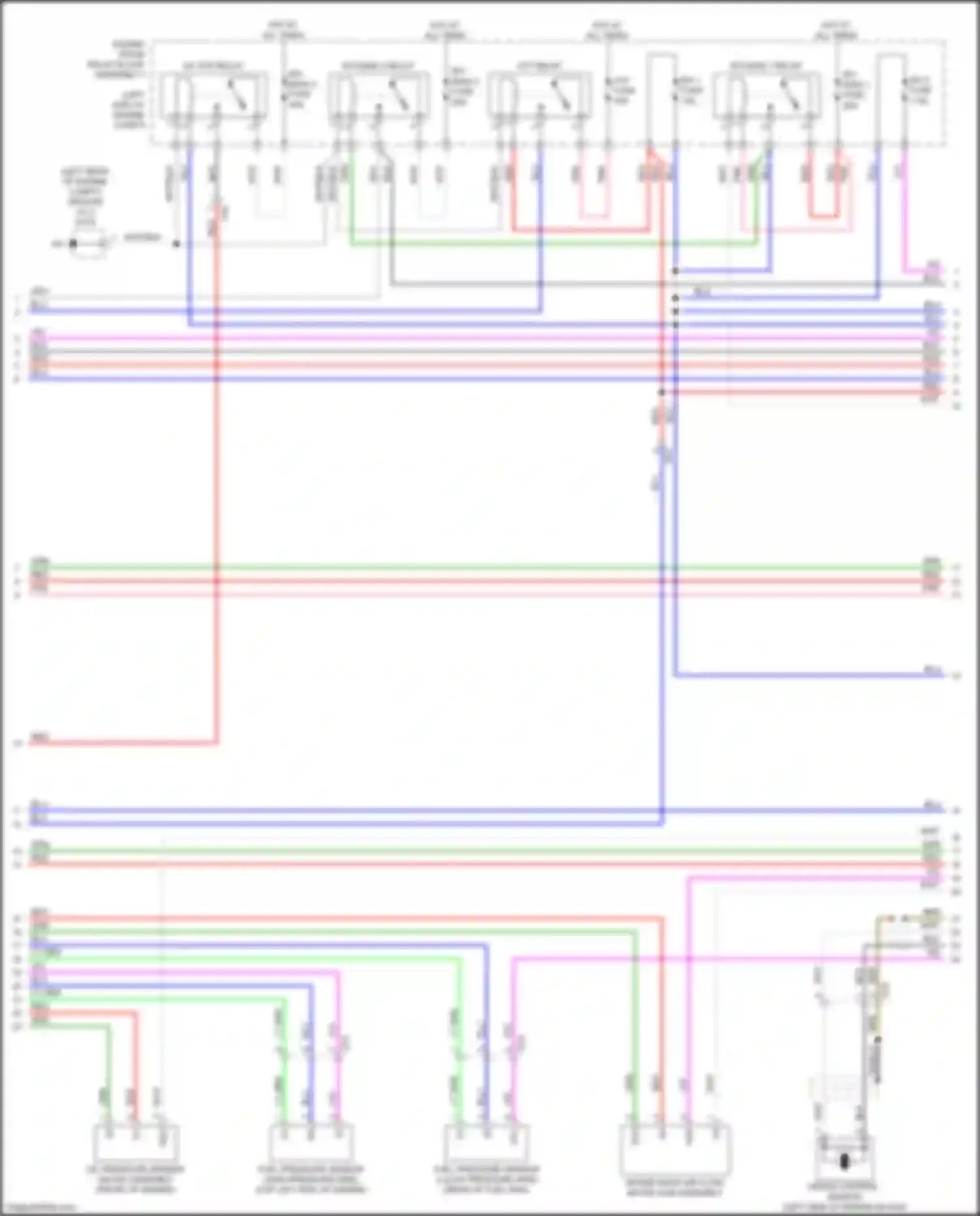 ES Lexus XV70 (2018-2021): Wiring diagram engine performance 2.5l hybrid, engine controls circuit (4 of 7)