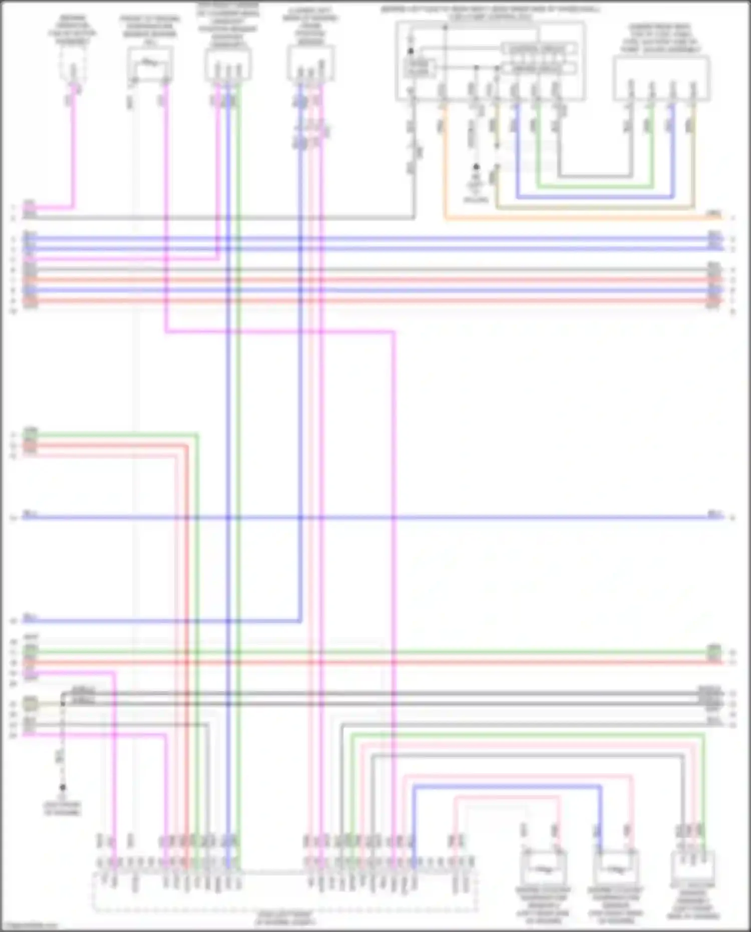 ES Lexus XV70 (2018-2021): Wiring diagram engine performance 2.5l hybrid, engine controls circuit (5 of 7)