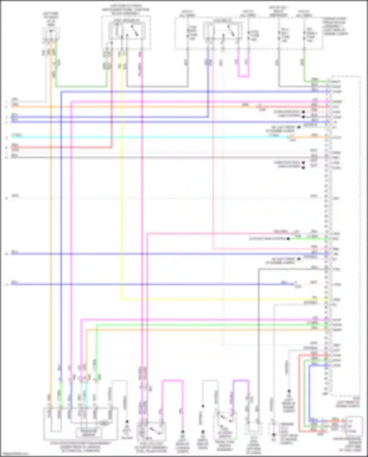 ES Lexus XV70 (2018-2021): Wiring diagram engine performance 2.5l hybrid, engine controls circuit (7 of 7)
