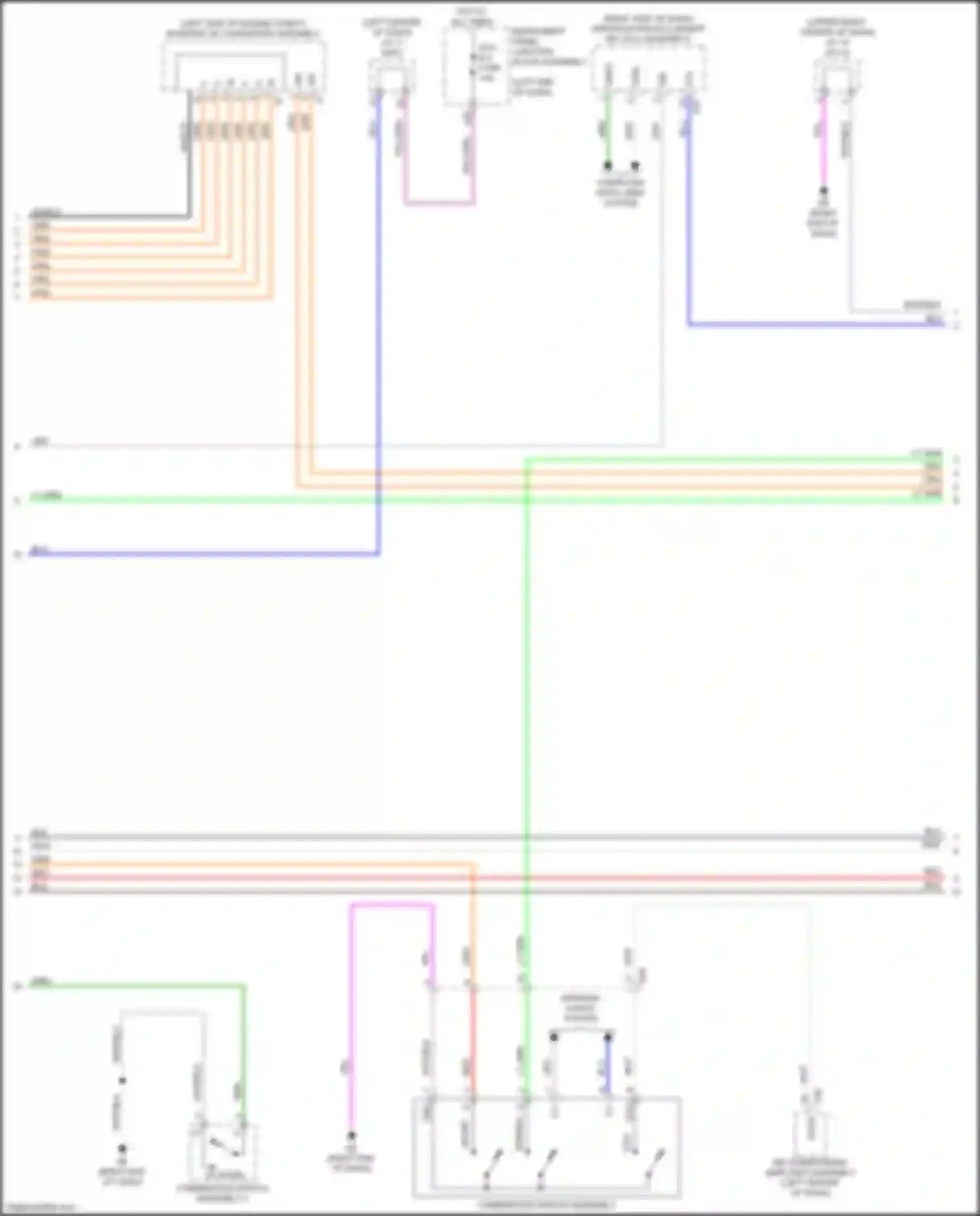 ES Lexus XV70 (2018-2021): Wiring diagram engine performance 2.5l hybrid, hybrid system circuit (6 of 8)