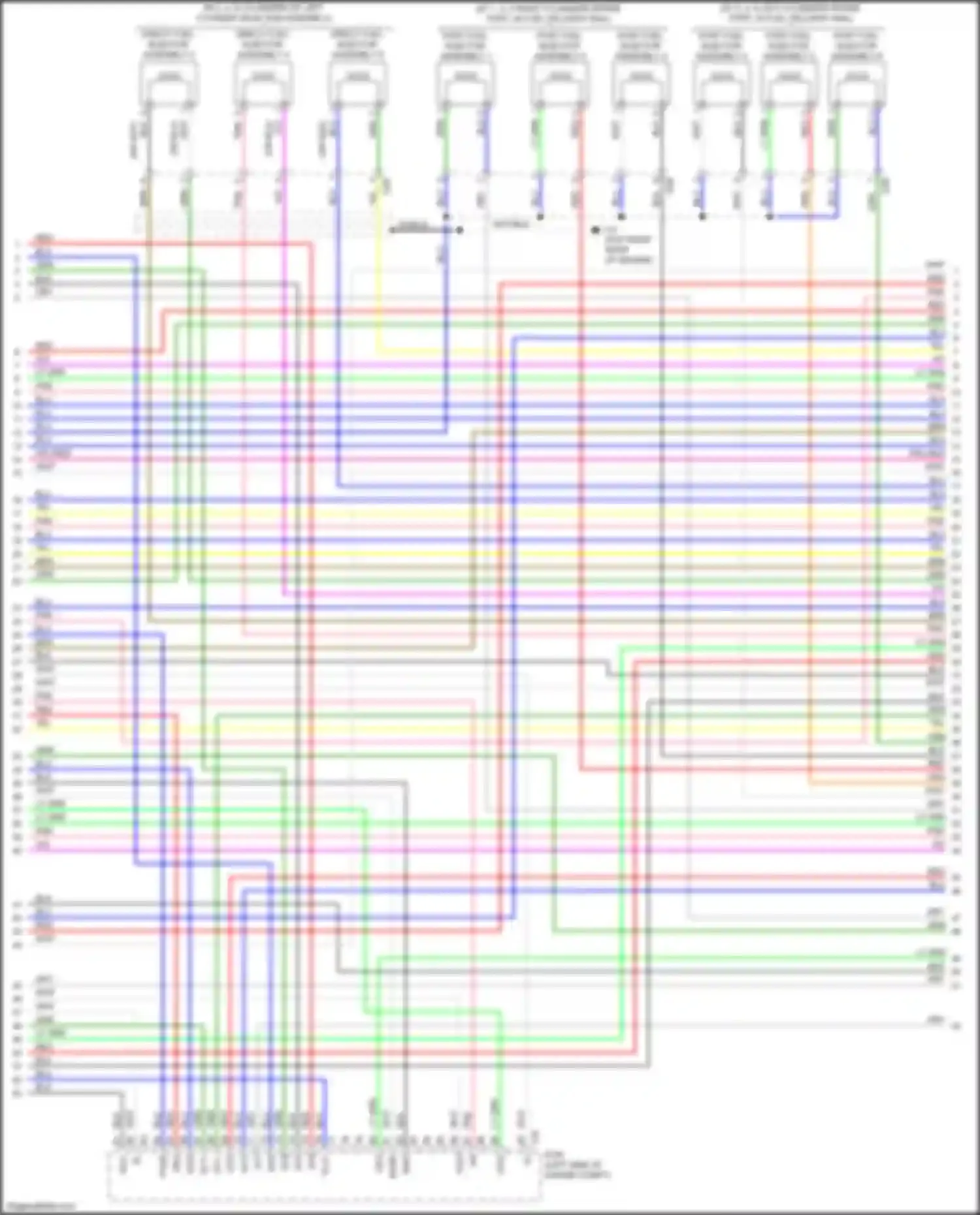 ES Lexus XV70 (2018-2021): Wiring diagram engine performance 3.5l (10 of 11)