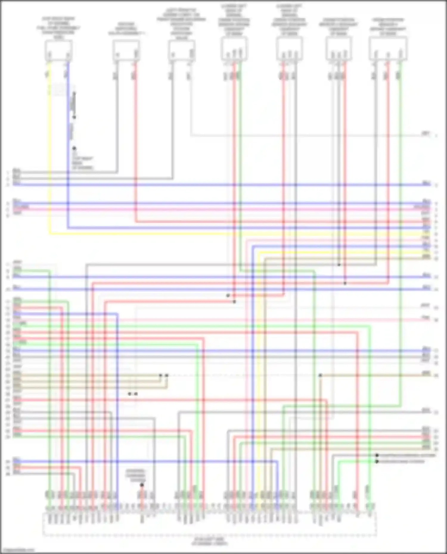ES Lexus XV70 (2018-2021): Wiring diagram engine performance 3.5l (7 of 11)