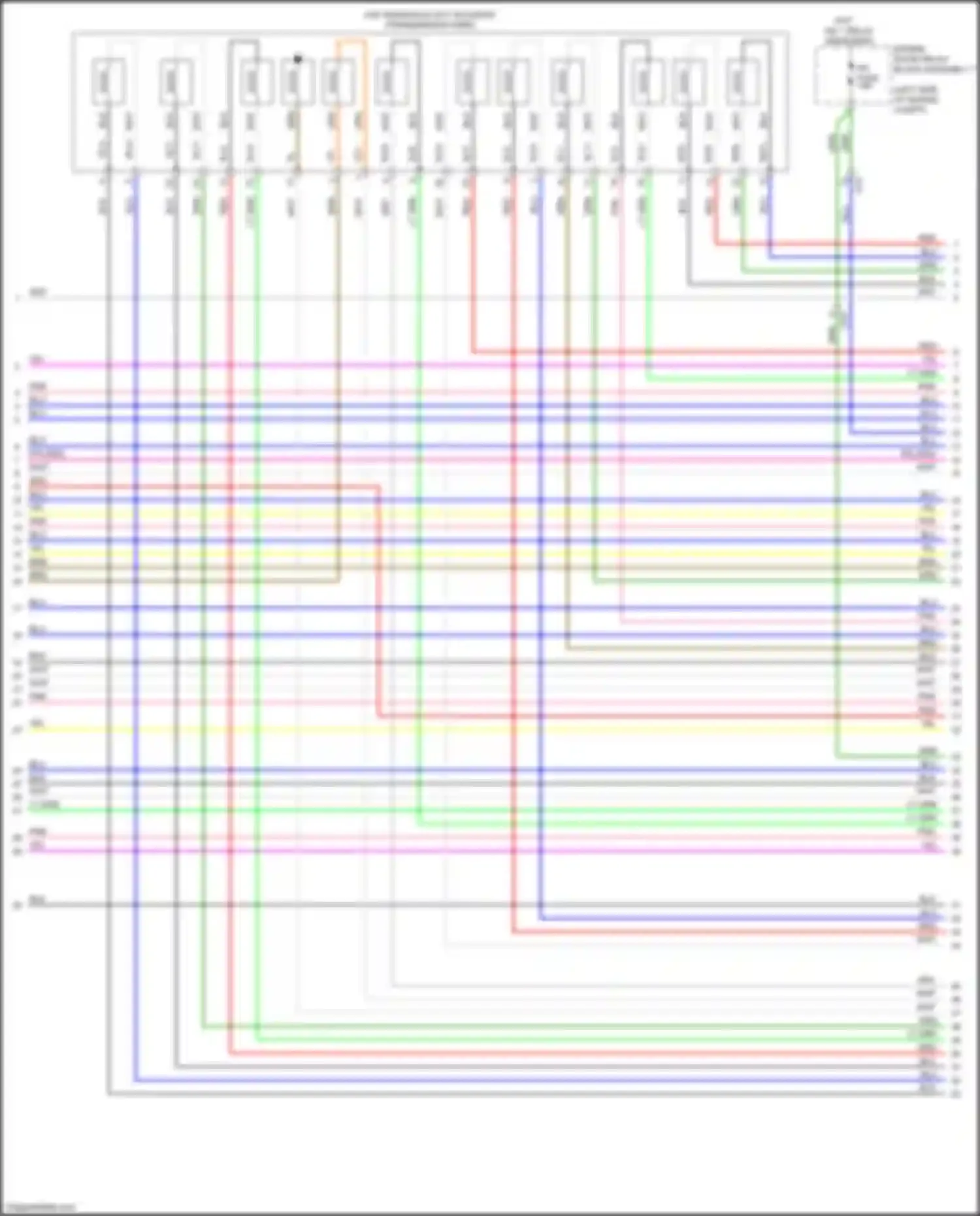 ES Lexus XV70 (2018-2021): Wiring diagram engine performance 3.5l (9 of 11)