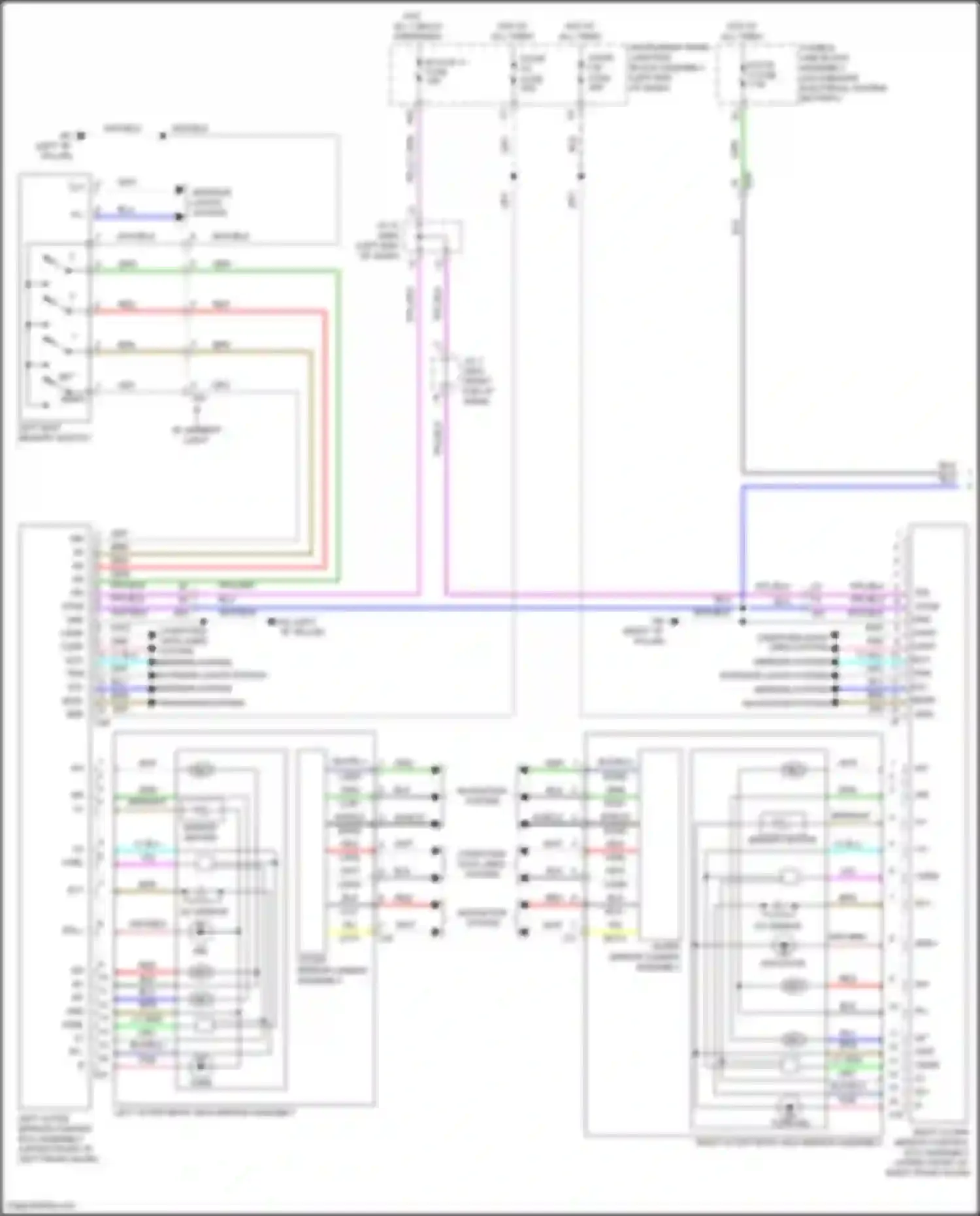 ES Lexus XV70 (2018-2021): Memory mirrors circuit (1 of 2)