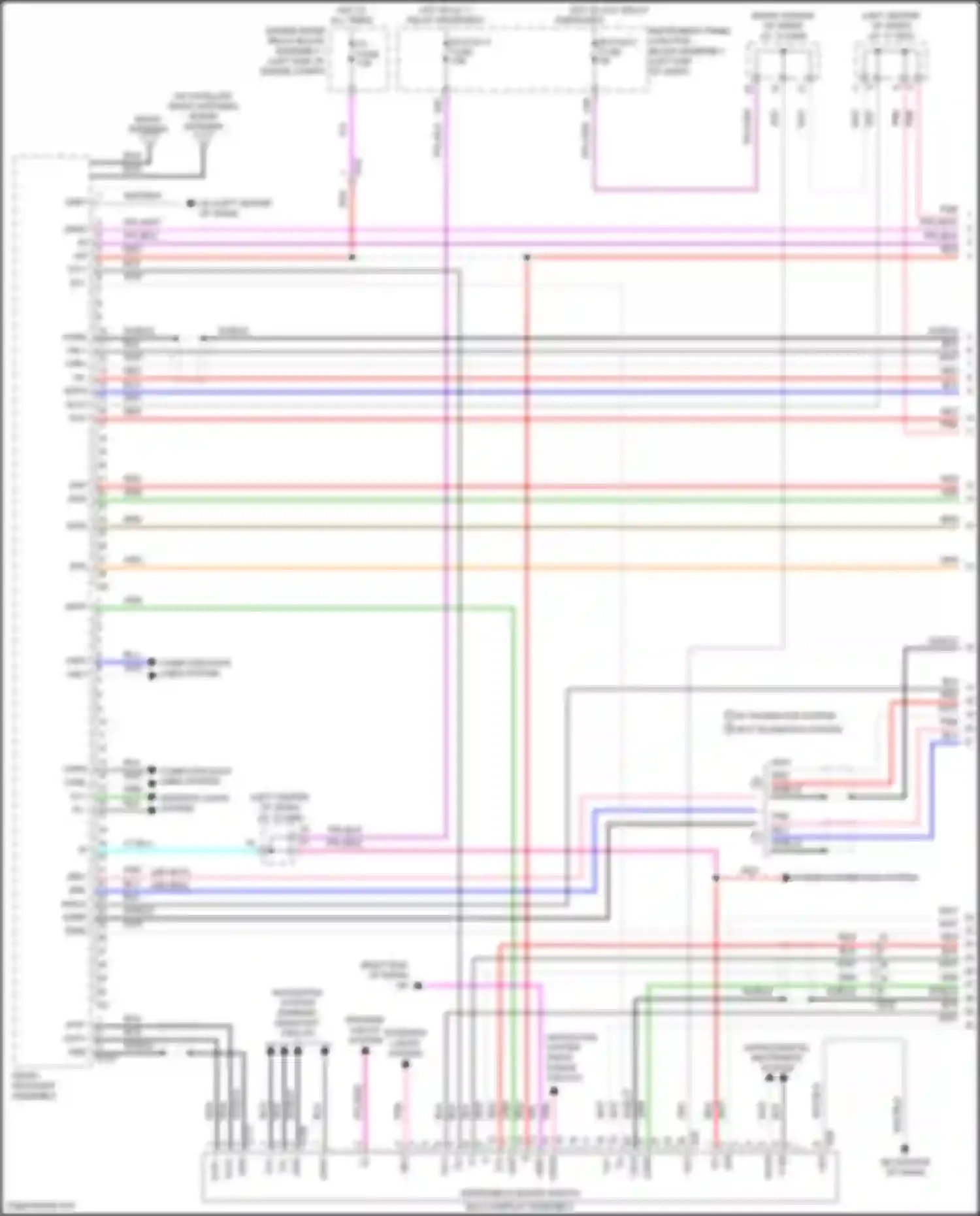 ES Lexus XV70 (2018-2021): Navigation circuit (1 of 5)