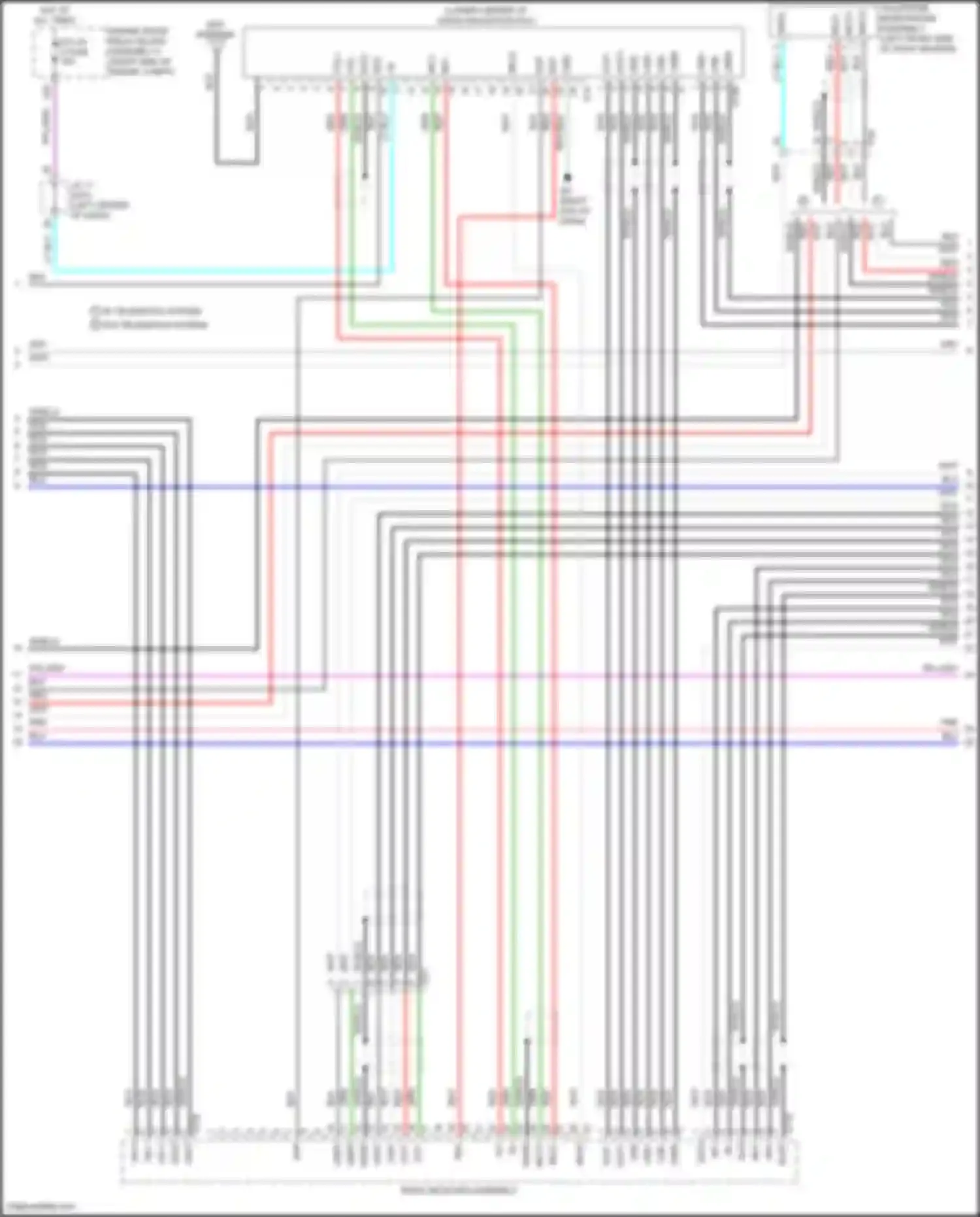 ES Lexus XV70 (2018-2021): Navigation circuit (3 of 5)