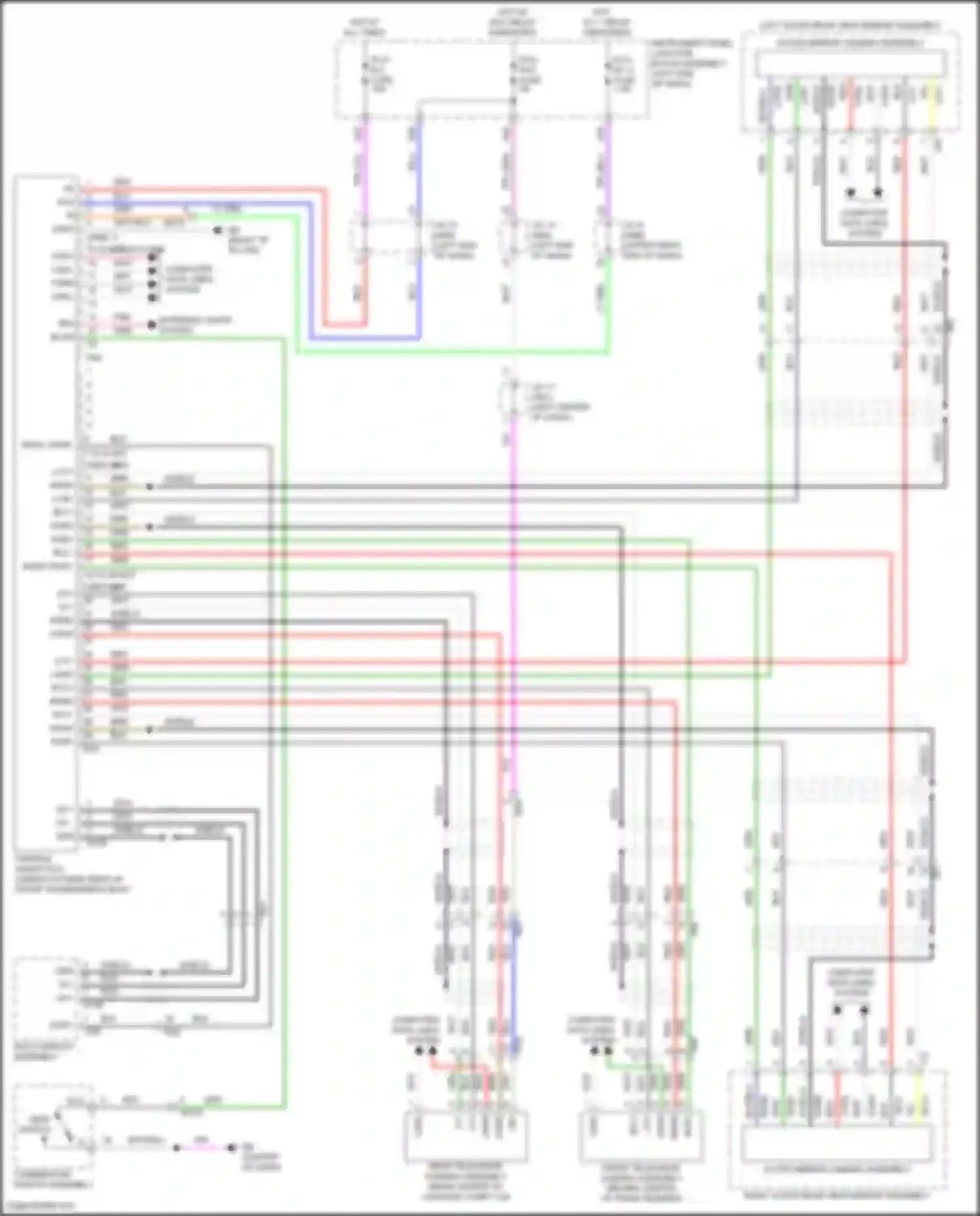 ES Lexus XV70 (2018-2021): Parking assistant circuit