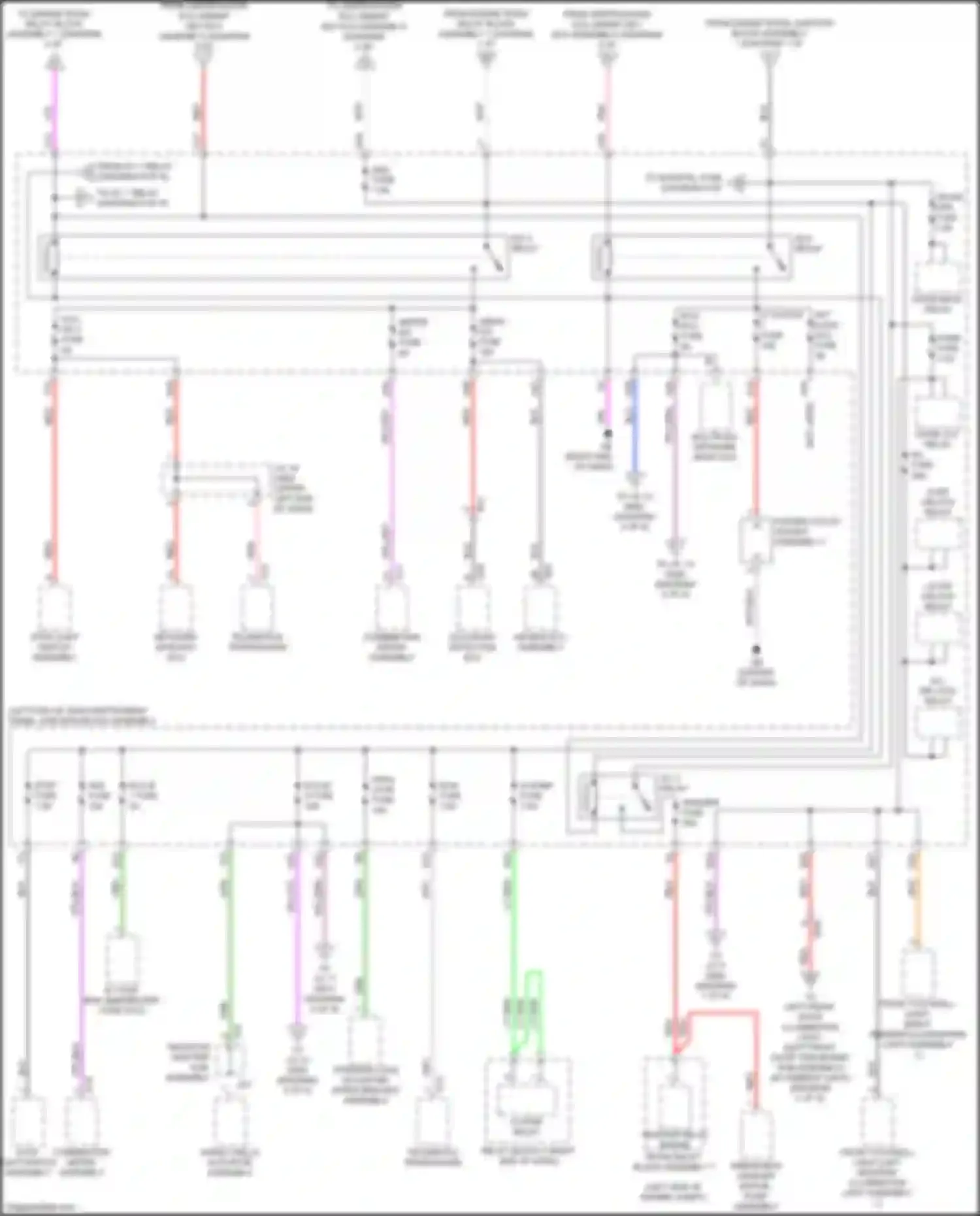 ES Lexus XV70 (2018-2021): Power distribution circuit (5 of 8)