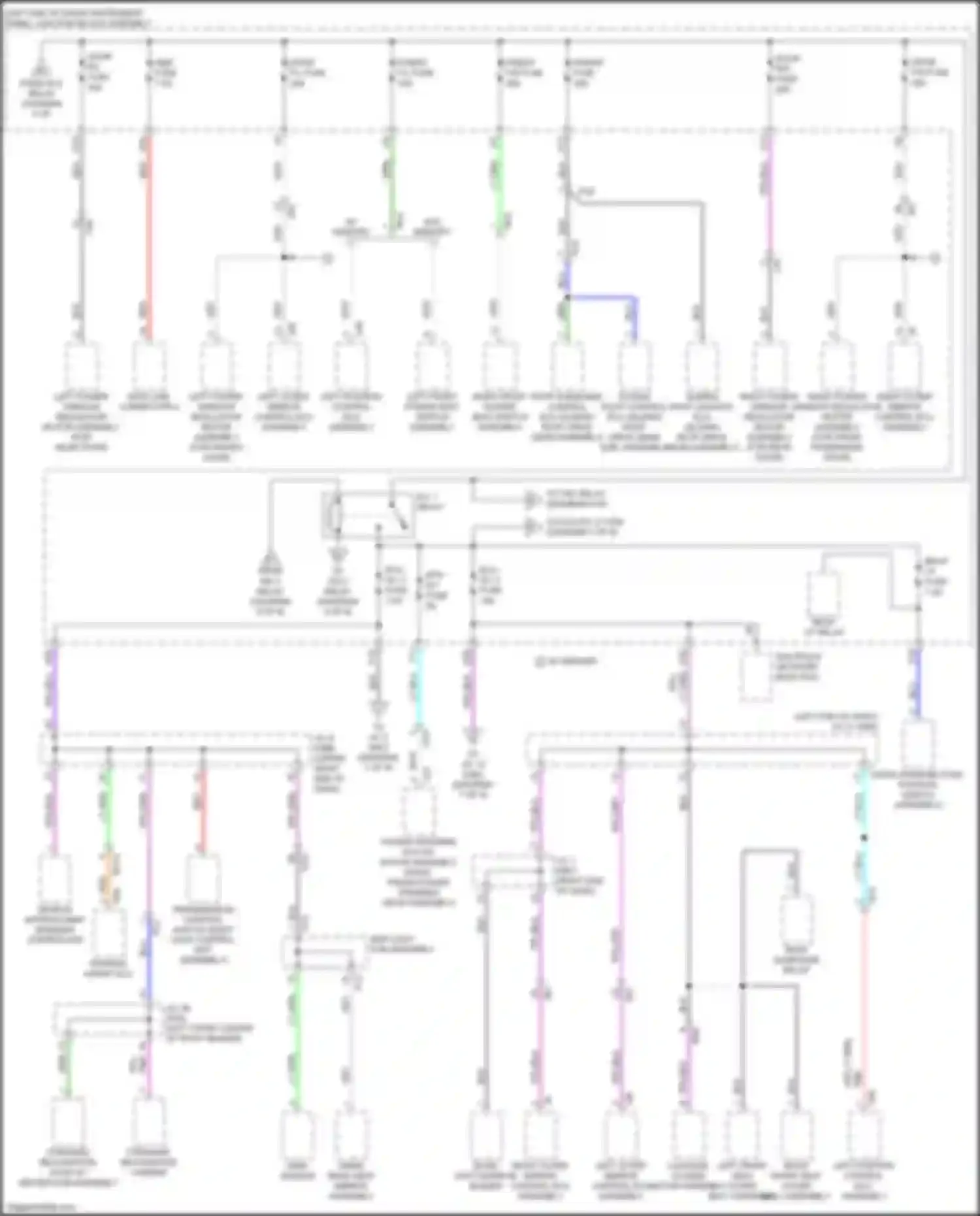 ES Lexus XV70 (2018-2021): Power distribution circuit (6 of 8)