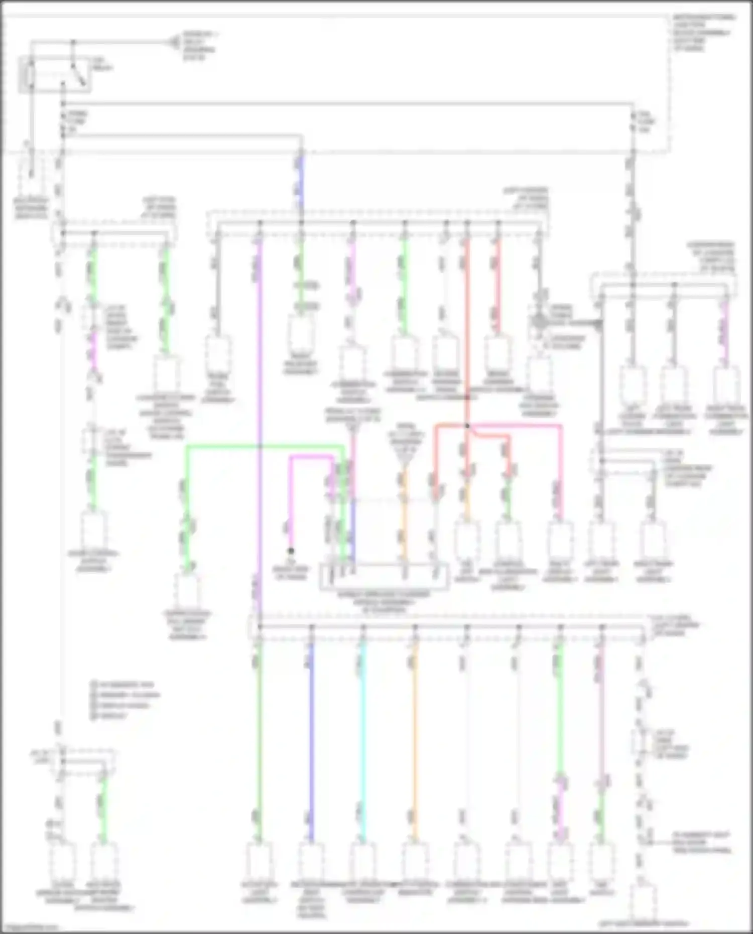 ES Lexus XV70 (2018-2021): Power distribution circuit (8 of 8)