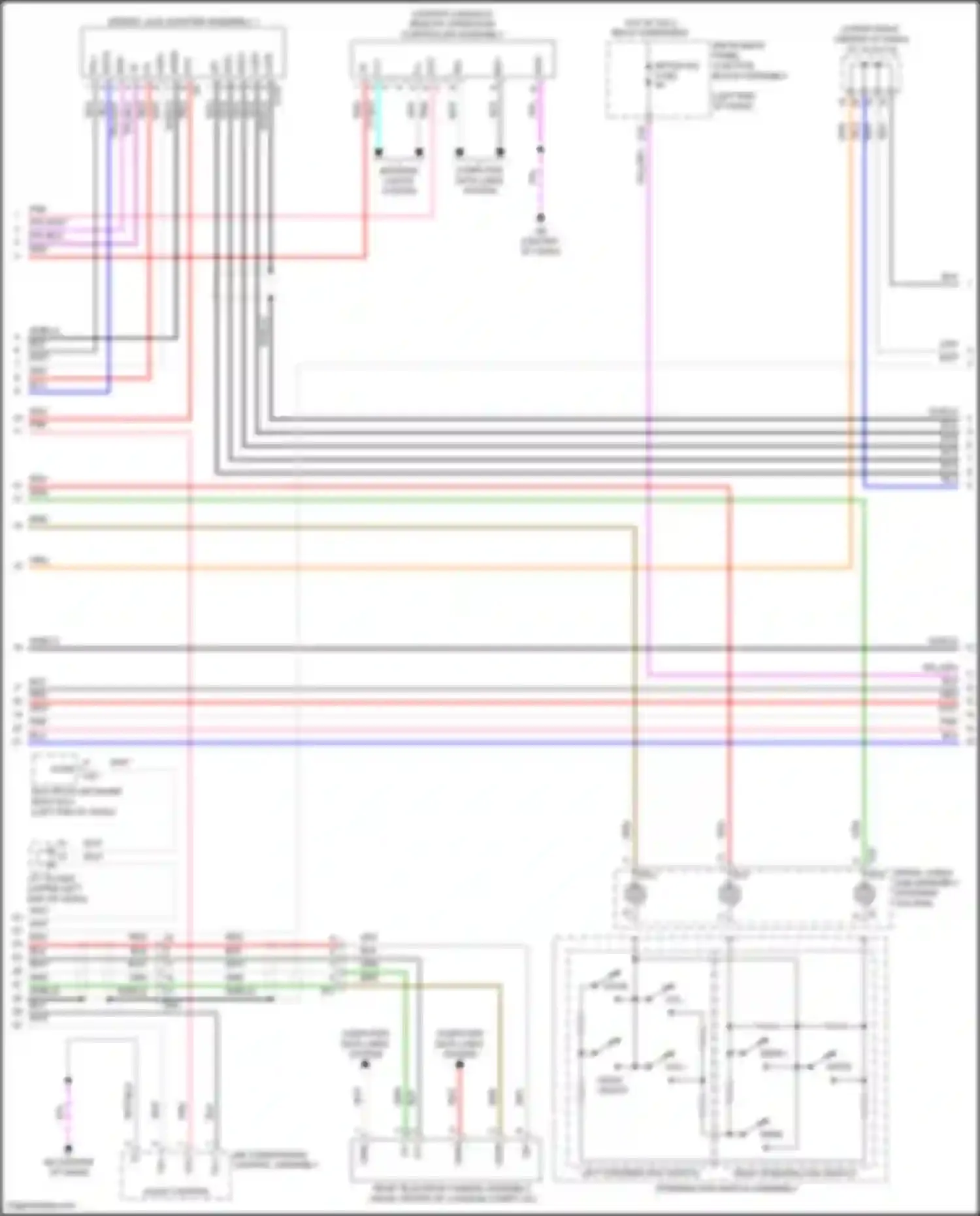 ES Lexus XV70 (2018-2021): Radio circuit, w/ navigation (2 of 5)