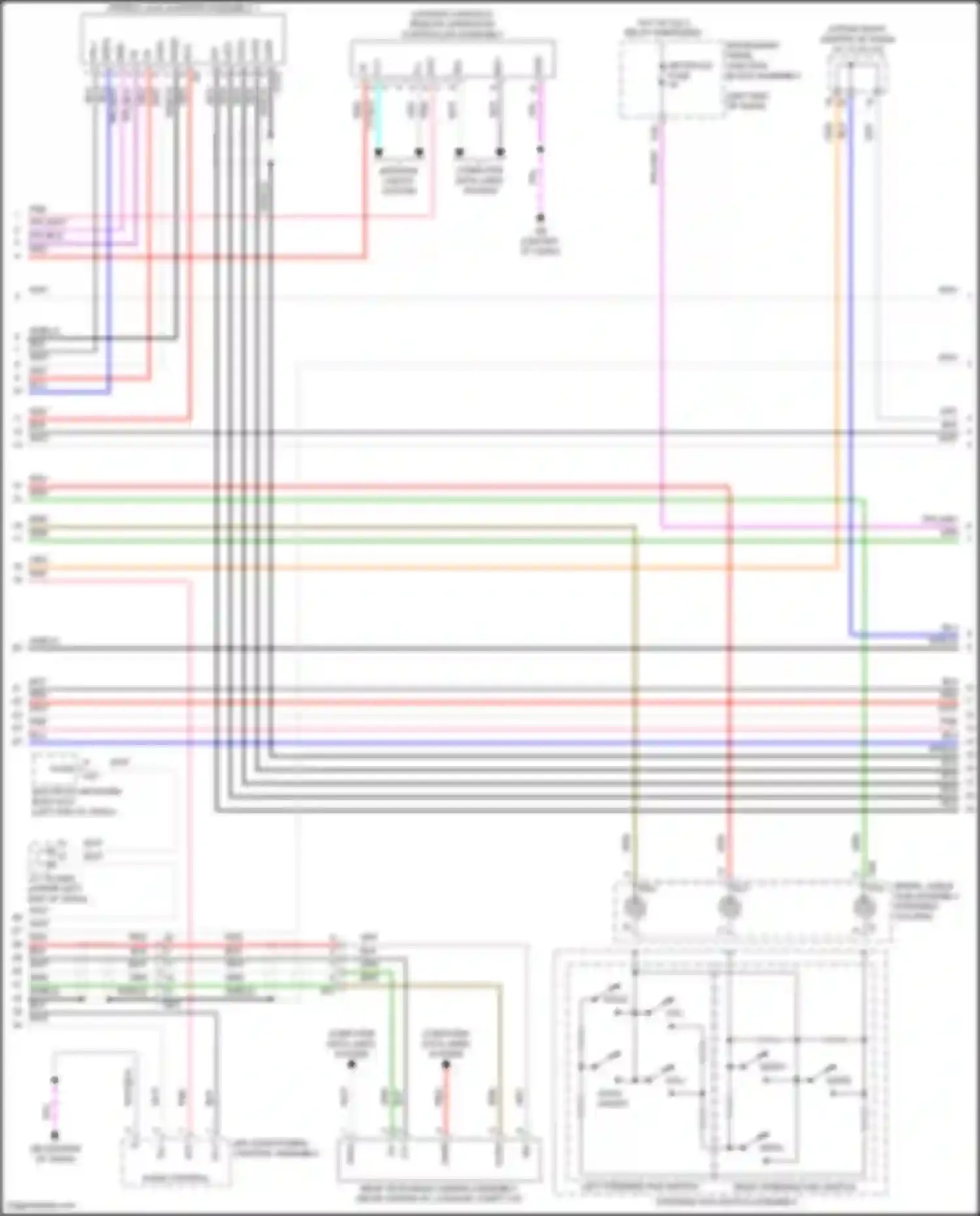 ES Lexus XV70 (2018-2021): Radio circuit, w/o navigation (2 of 5)