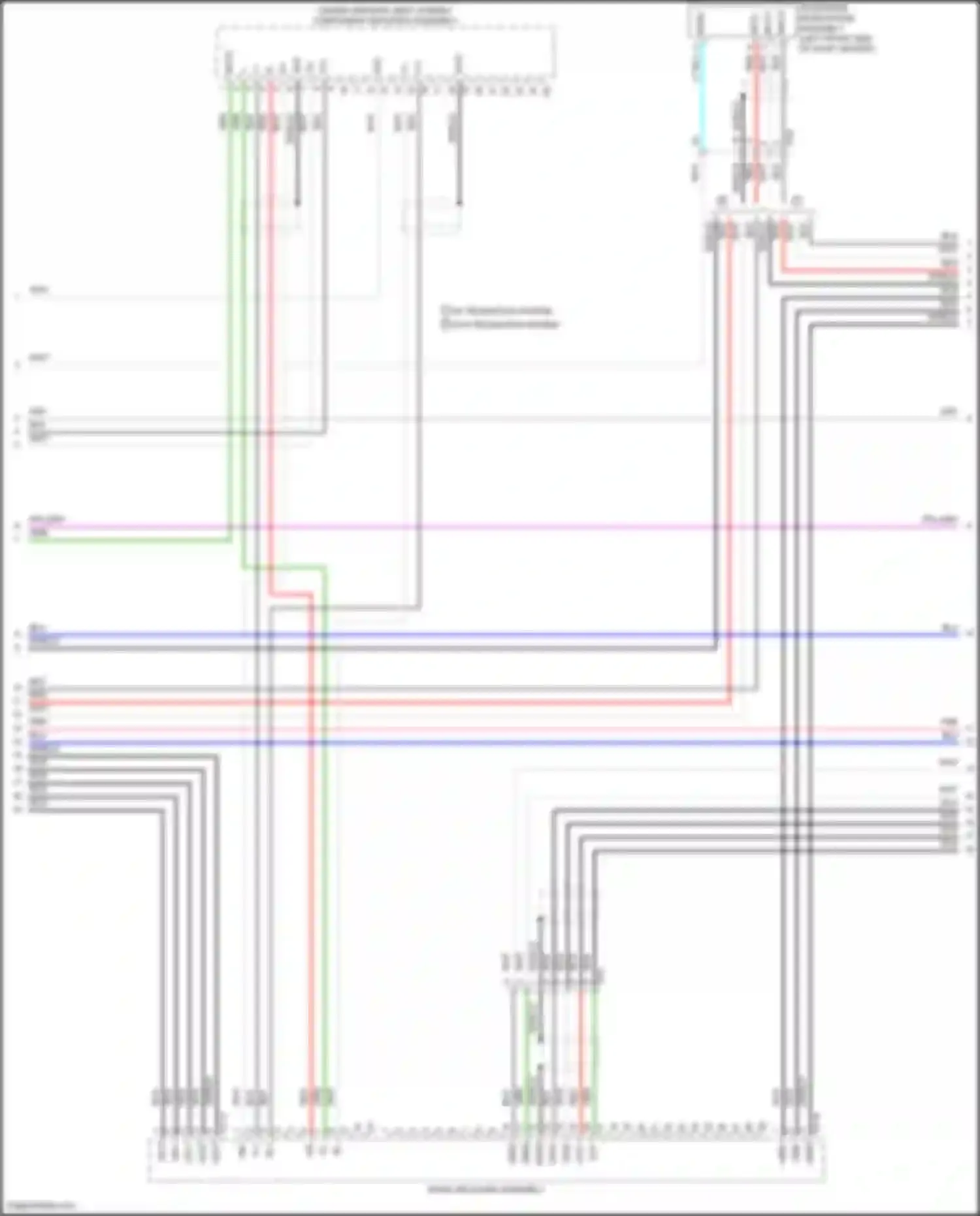 ES Lexus XV70 (2018-2021): Radio circuit, w/o navigation (3 of 5)