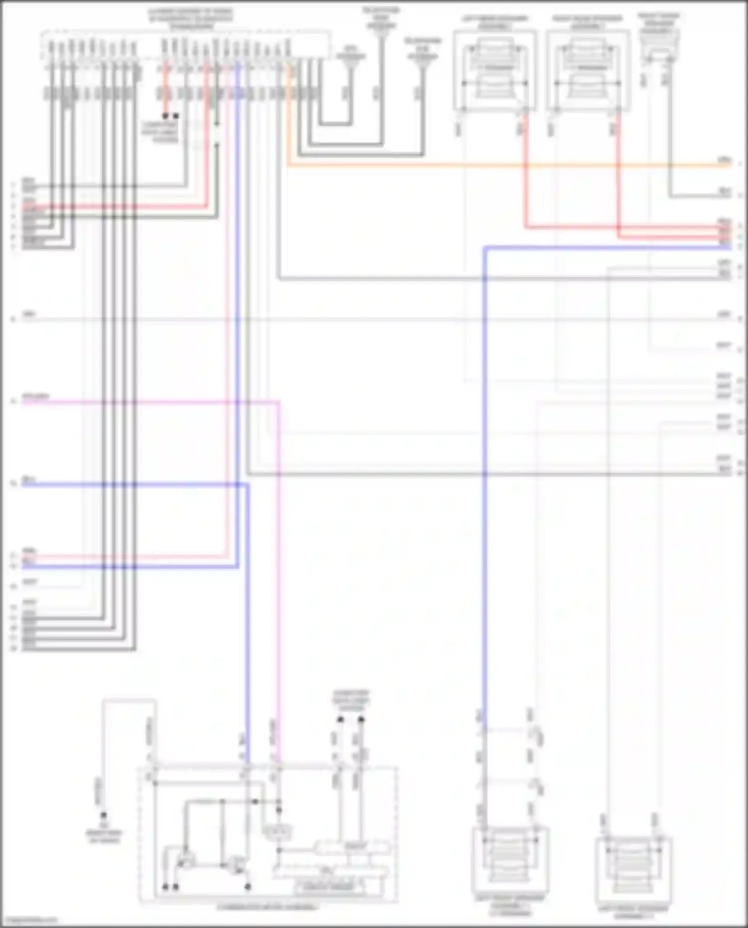 ES Lexus XV70 (2018-2021): Radio circuit, w/o navigation (4 of 5)