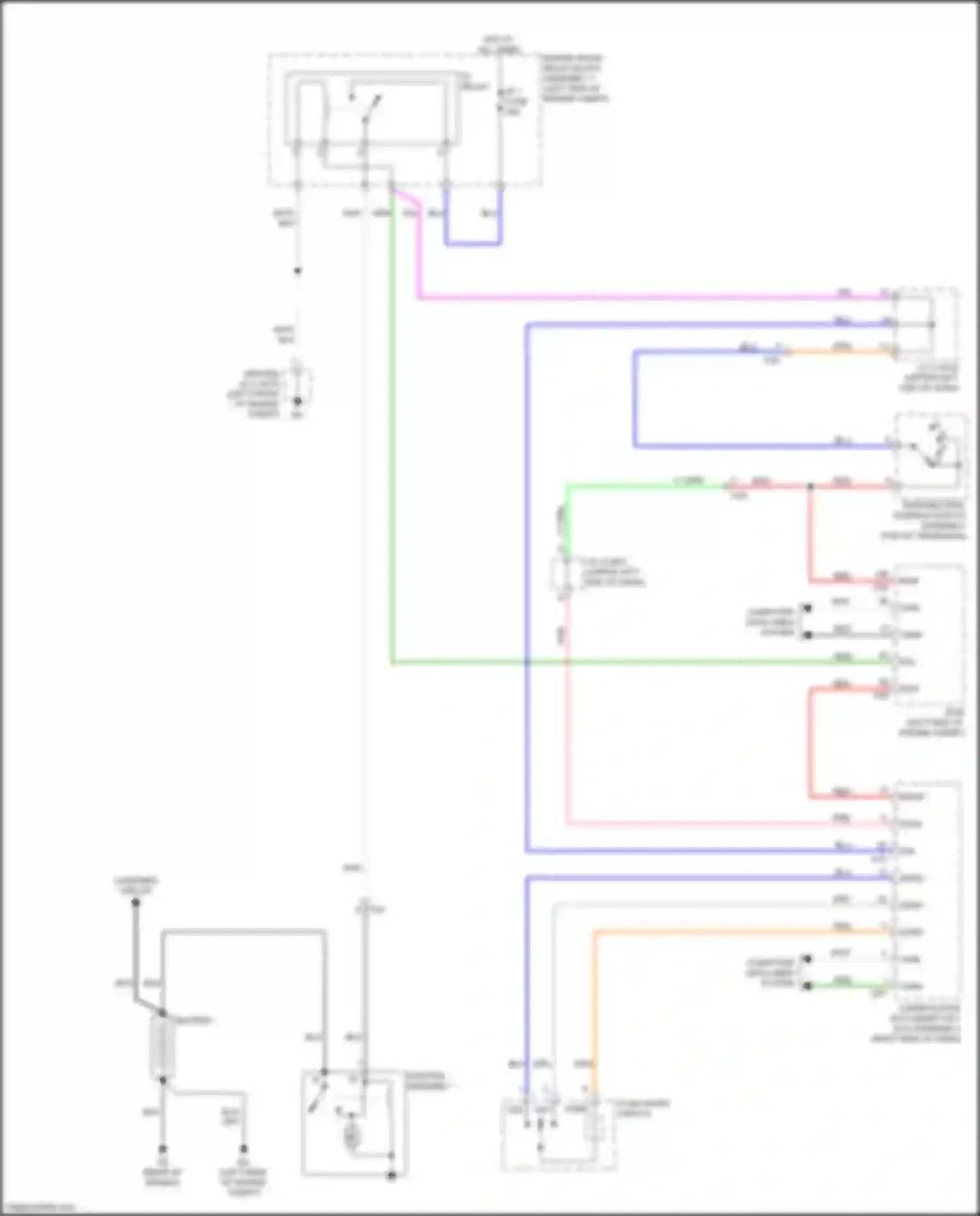 ES Lexus XV70 (2018-2021): Starting circuit
