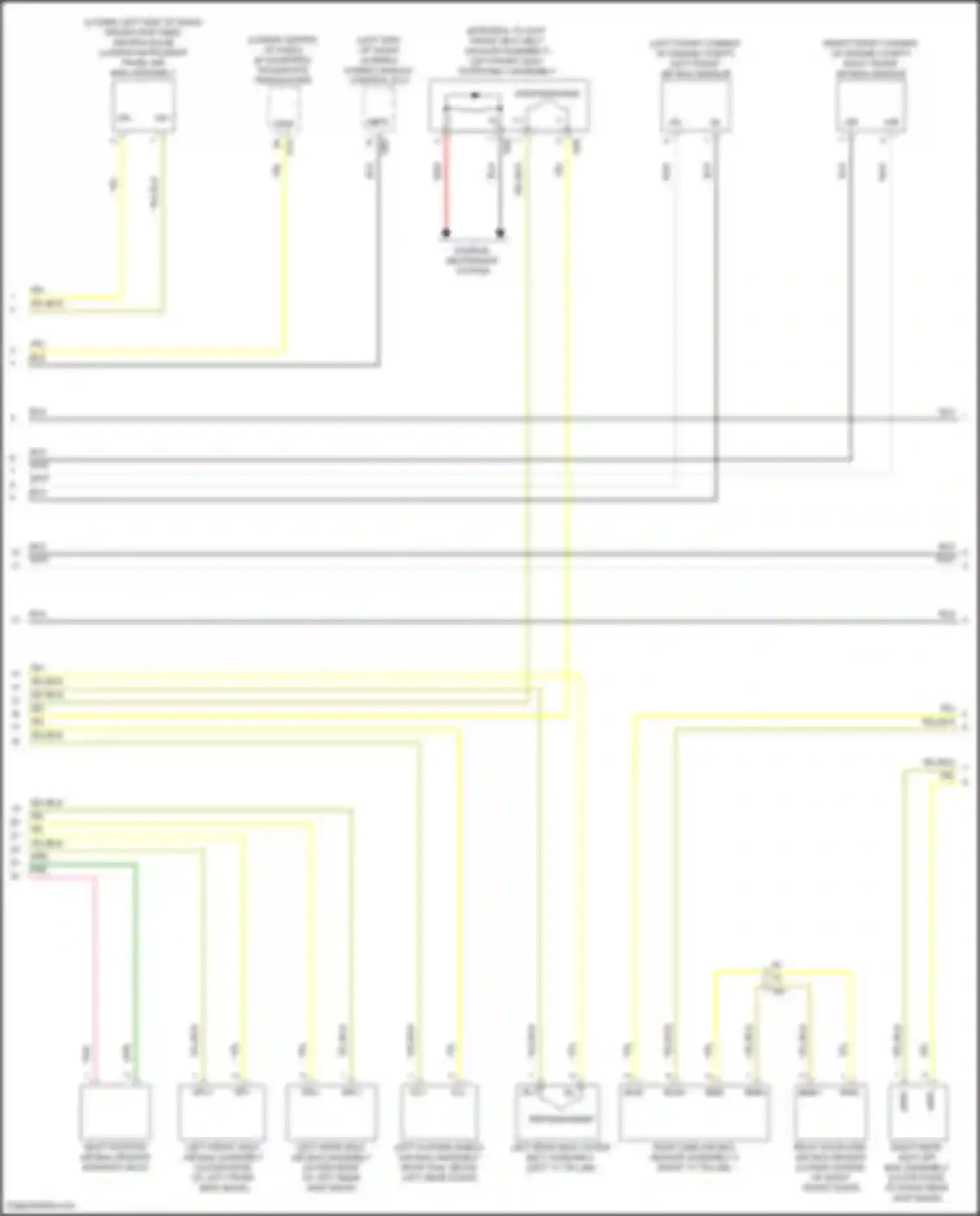 ES Lexus XV70 (2018-2021): Supplemental restraints circuit (2 of 4)
