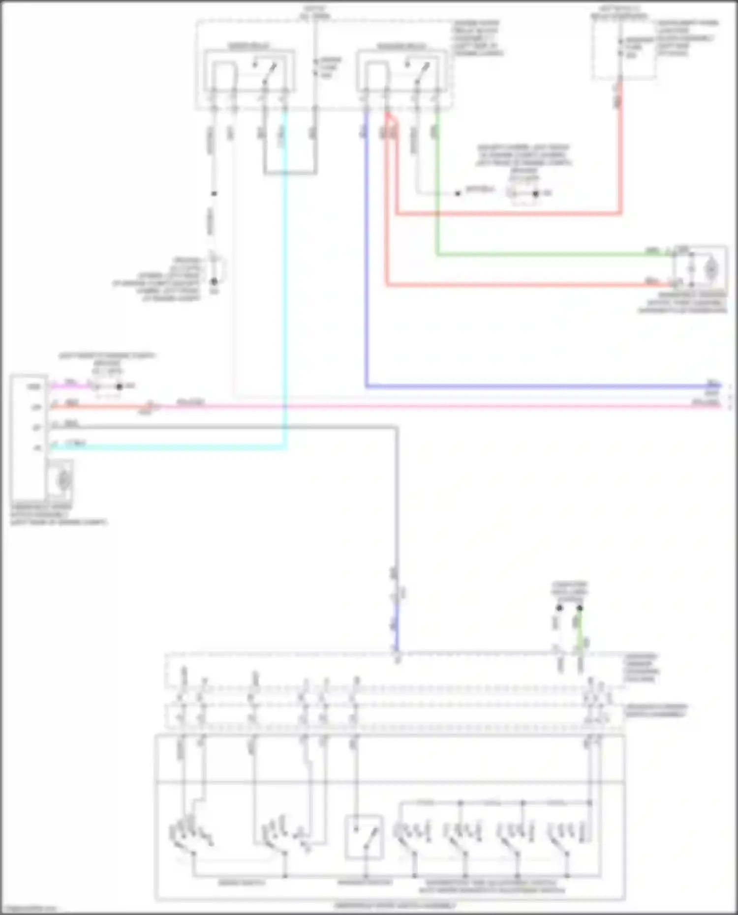 ES Lexus XV70 (2018-2021): Wiper/washer circuit (1 of 2)