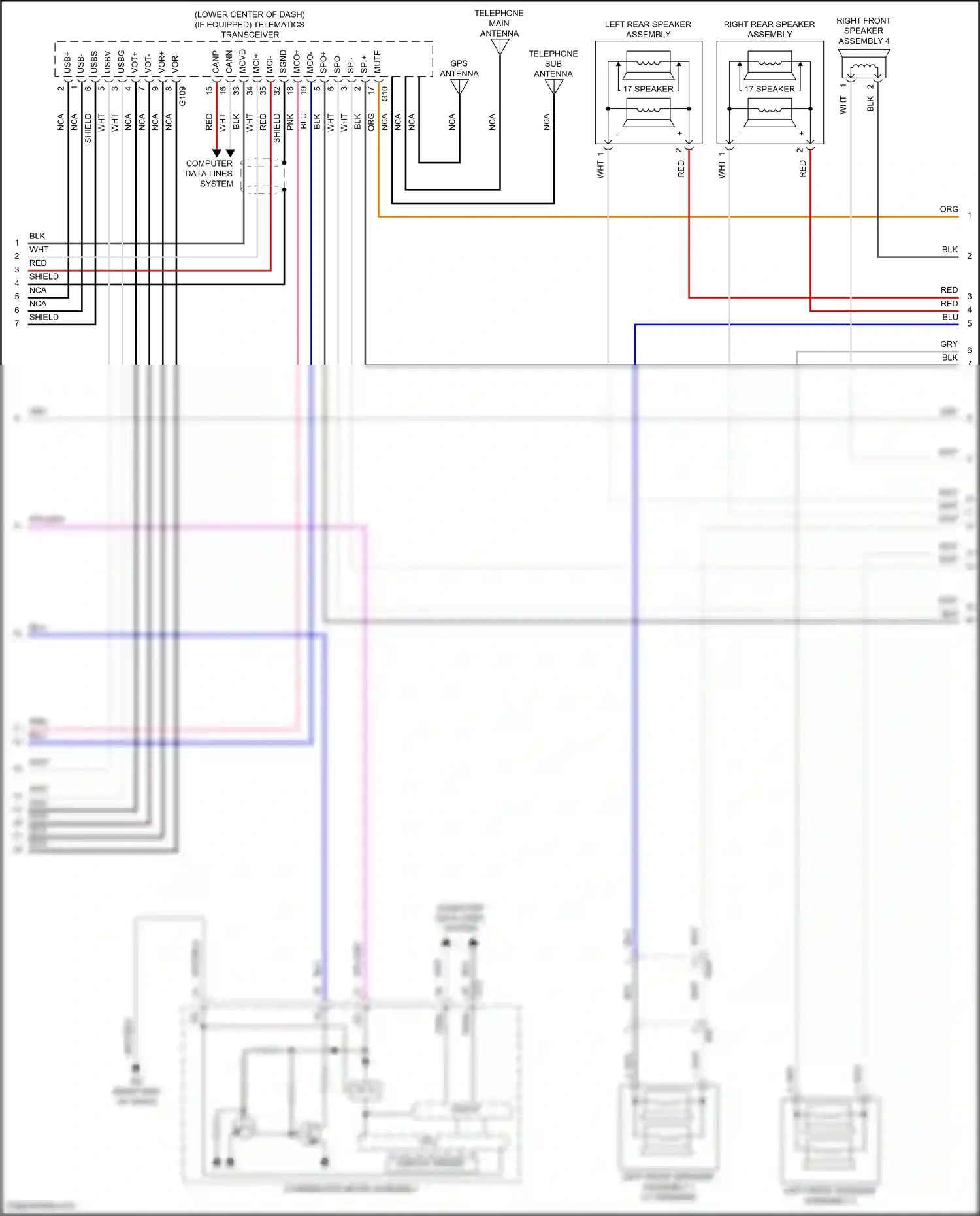 Wiring diagram display driver for Lexus ES XV70 (2018-2021) (16 of 20)