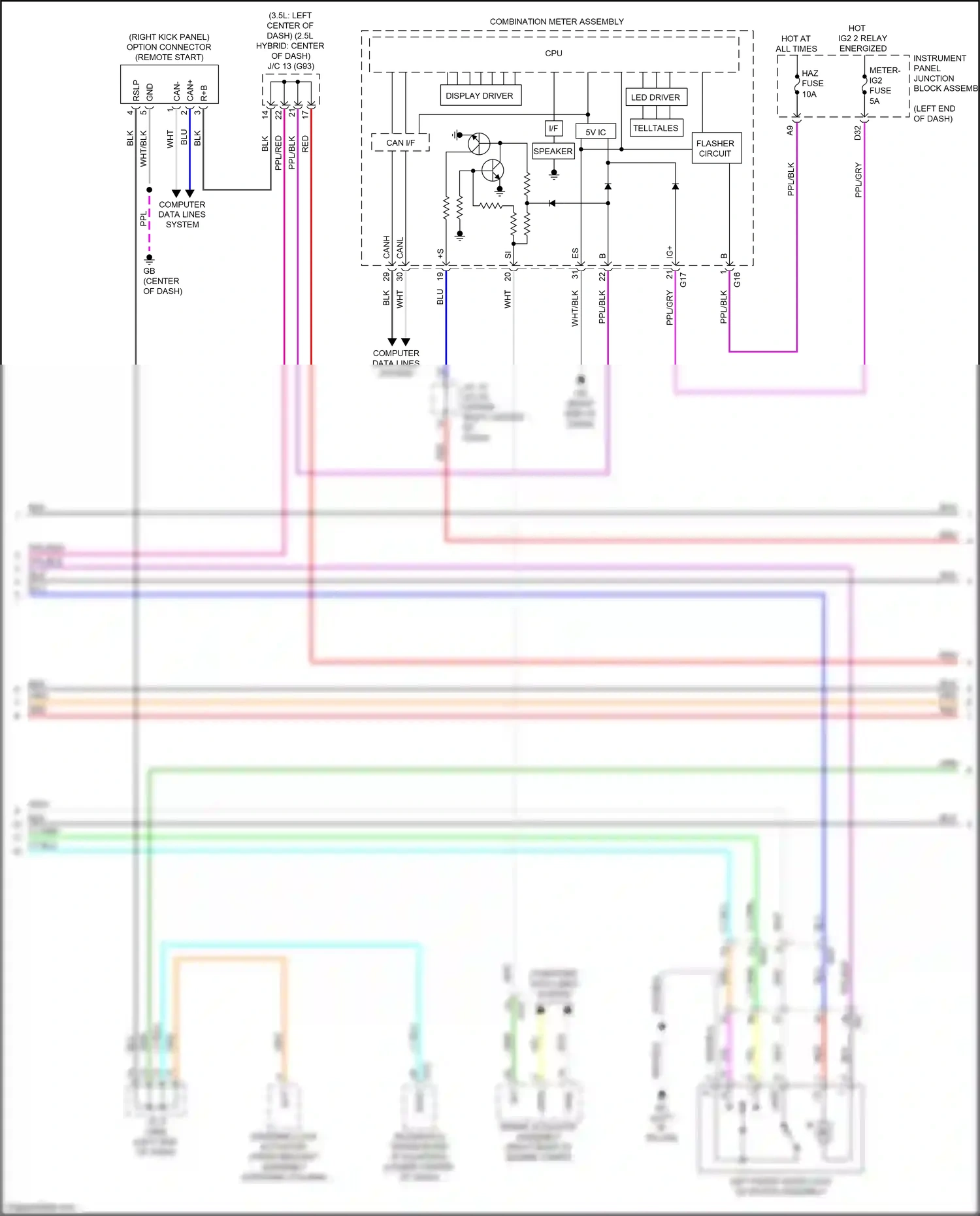 Wiring diagram grn for Lexus ES XV70 (2018-2021) (7 of 141)