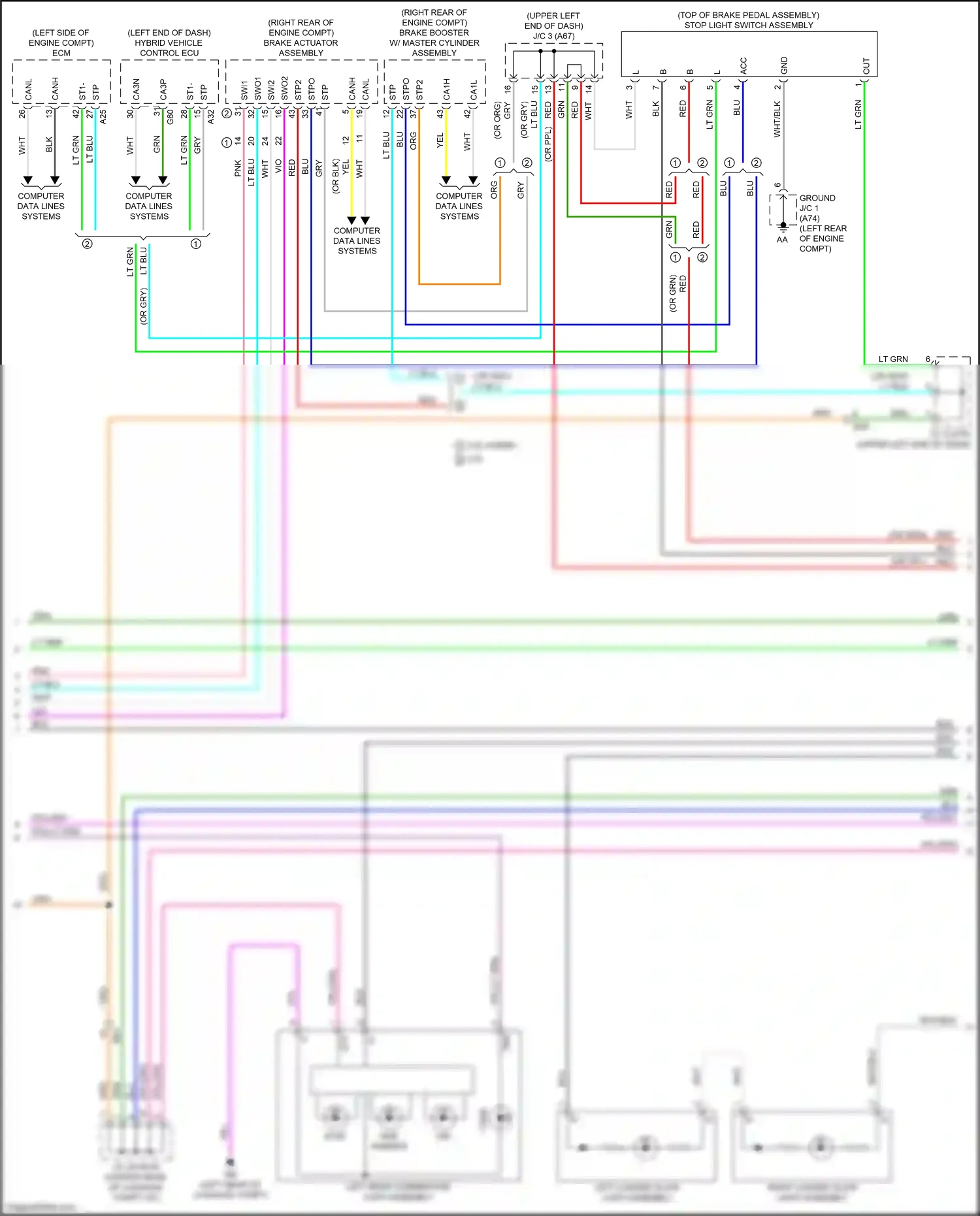 Wiring diagram grn for Lexus ES XV70 (2018-2021) (61 of 141)