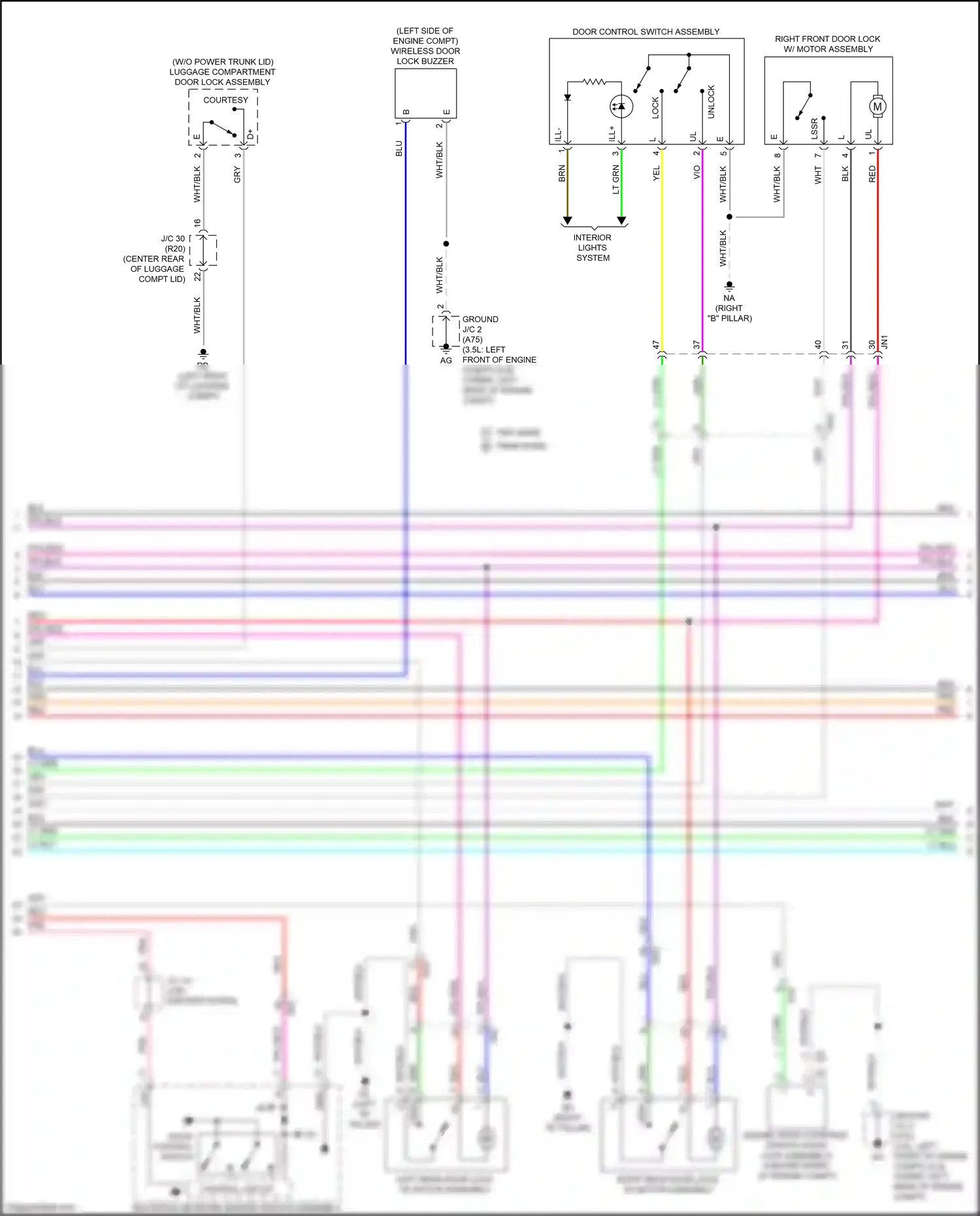 Wiring diagram gry for Lexus ES XV70 (2018-2021) (6 of 124)