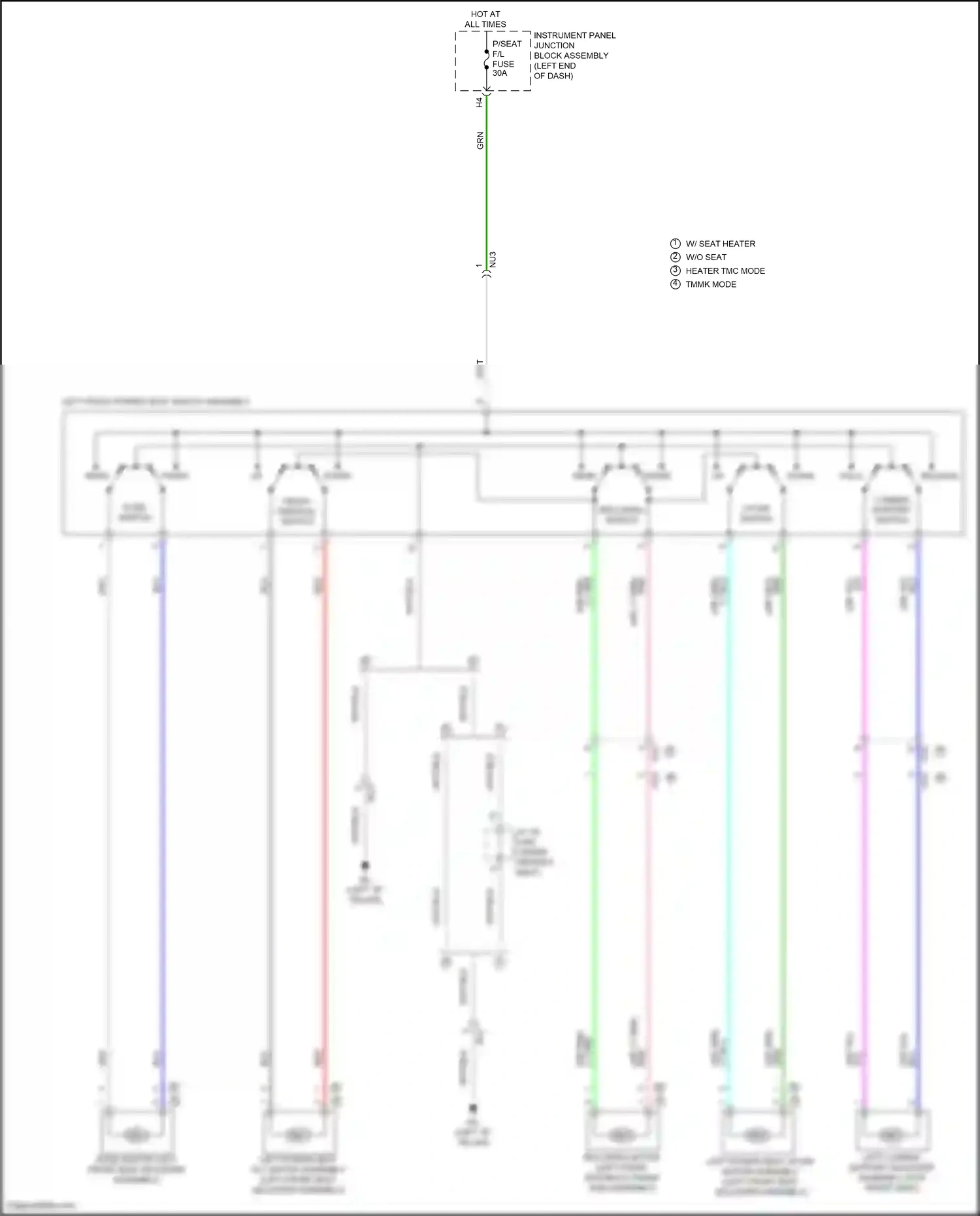Wiring diagram lt blu for Lexus ES XV70 (2018-2021) (50 of 94)