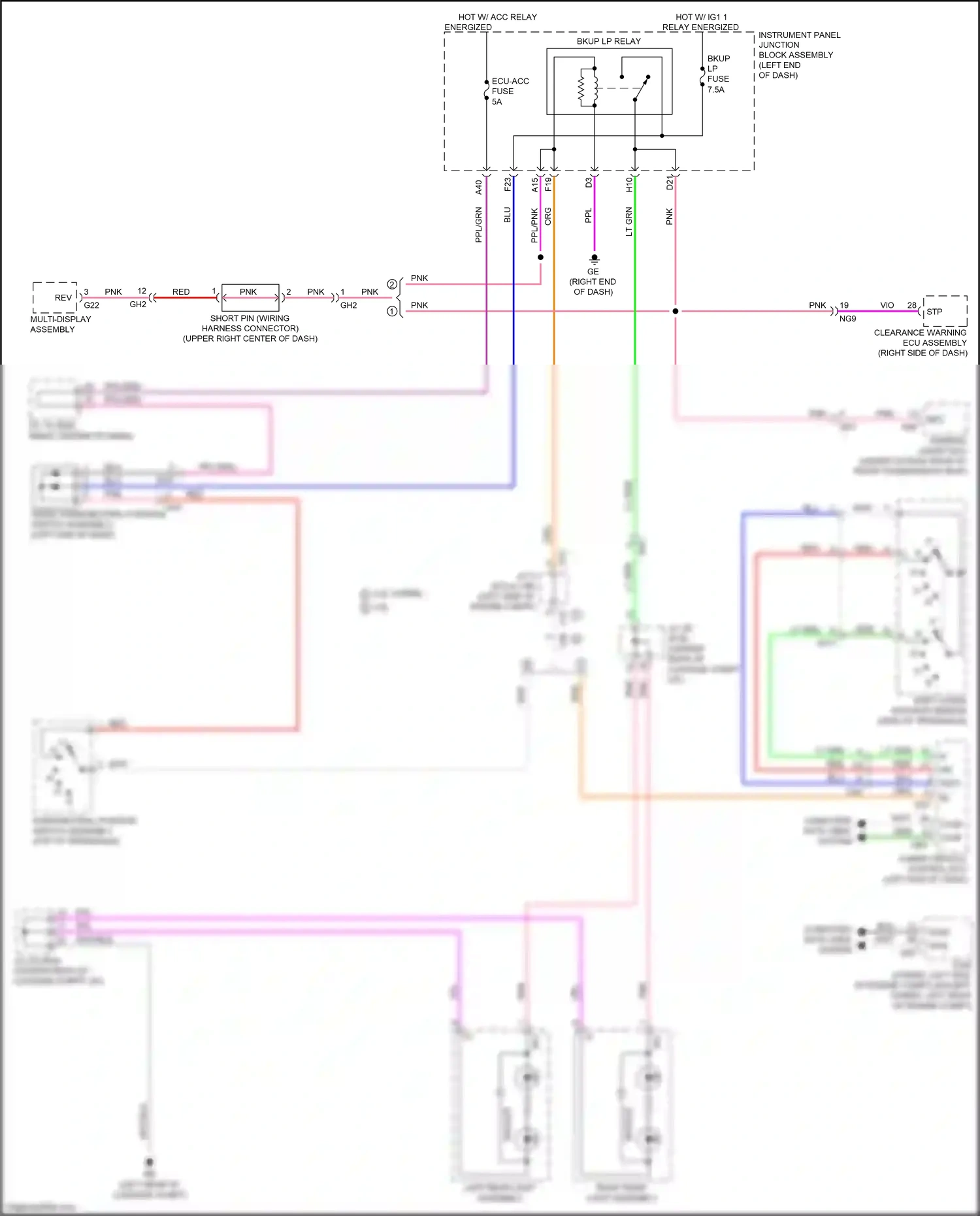 Wiring diagram lt grn for Lexus ES XV70 (2018-2021) (1 of 123)