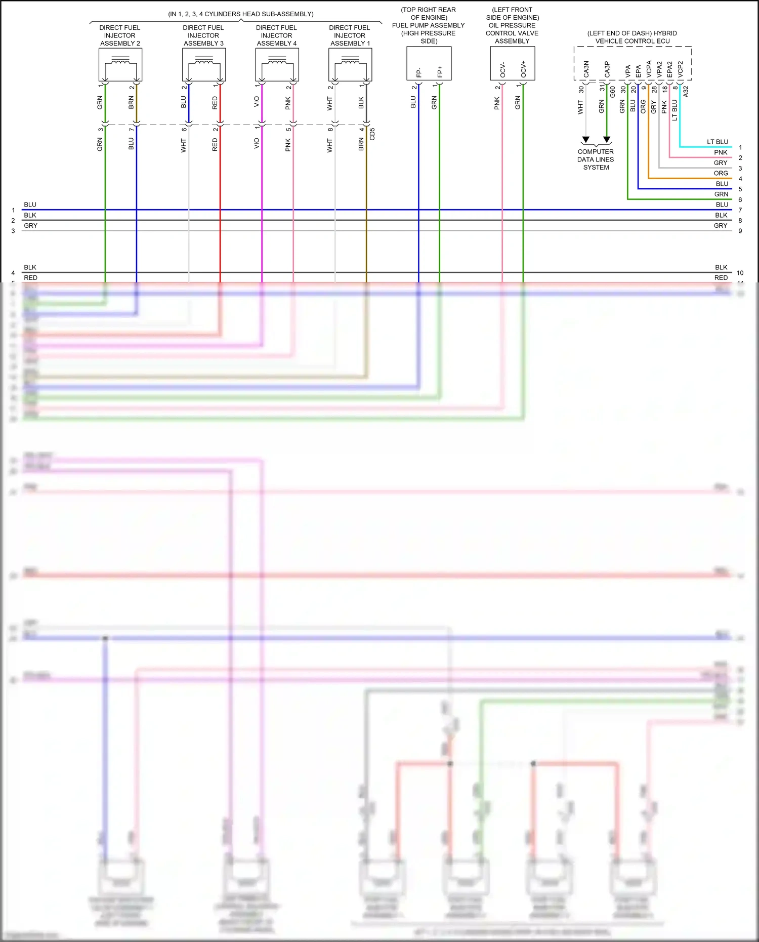 Wiring diagram org/ for Lexus ES XV70 (2018-2021) (101 of 123)