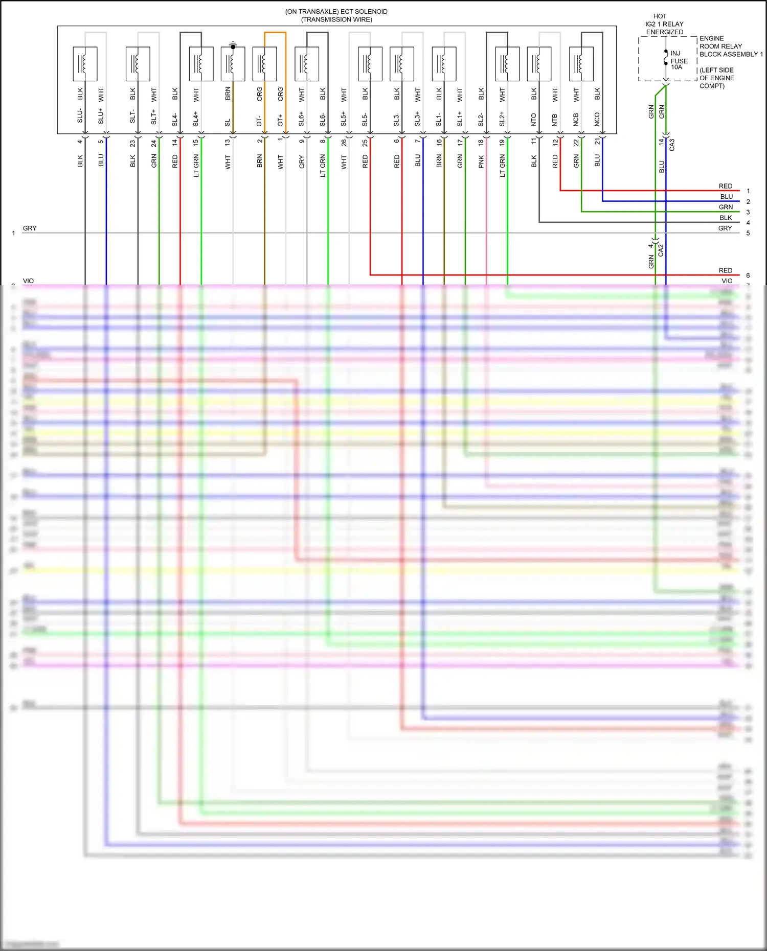 Wiring diagram ppl/red for Lexus ES XV70 (2018-2021) (42 of 47)