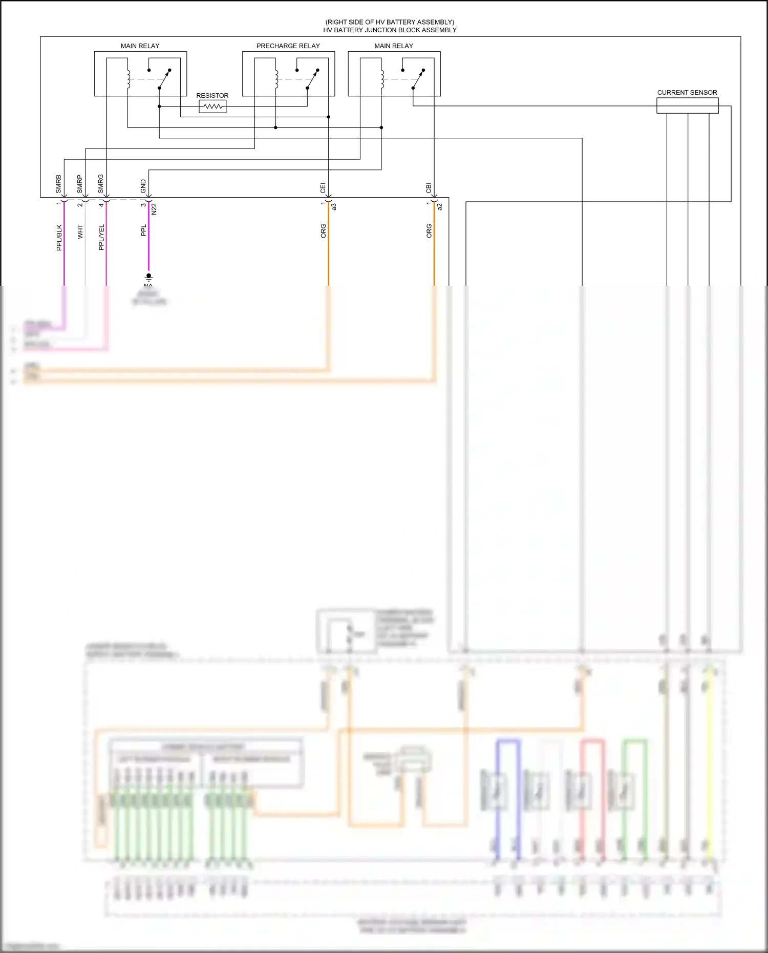 Wiring diagram red for Lexus ES XV70 (2018-2021) (128 of 139)