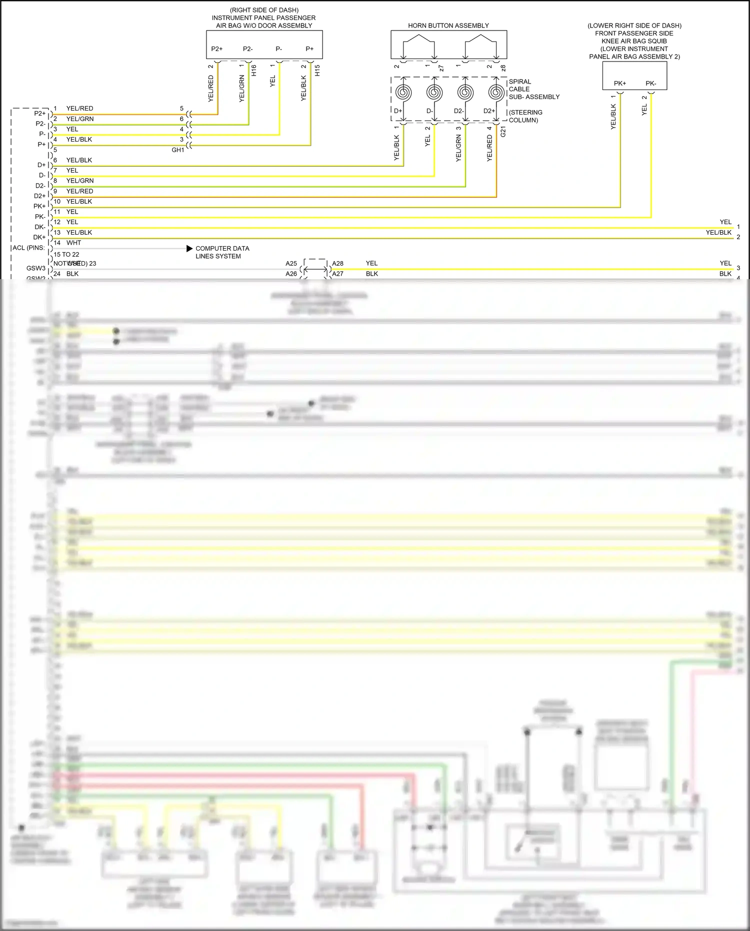 Wiring diagram red for Lexus ES XV70 (2018-2021) (87 of 139)
