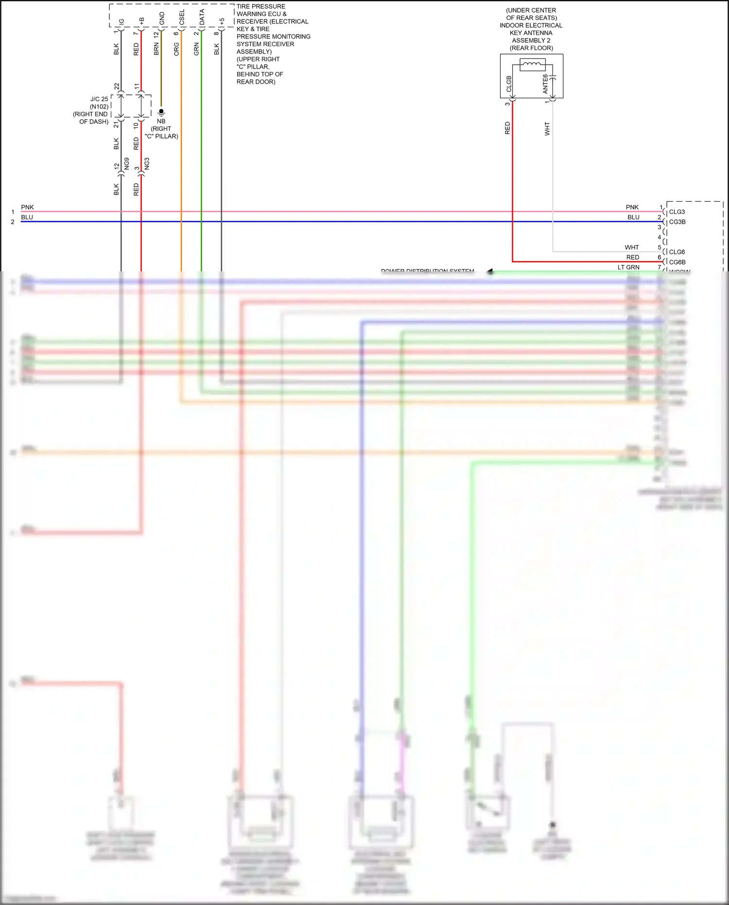 Wiring diagram wht/blk for Lexus ES XV70 (2018-2021) (10 of 144)