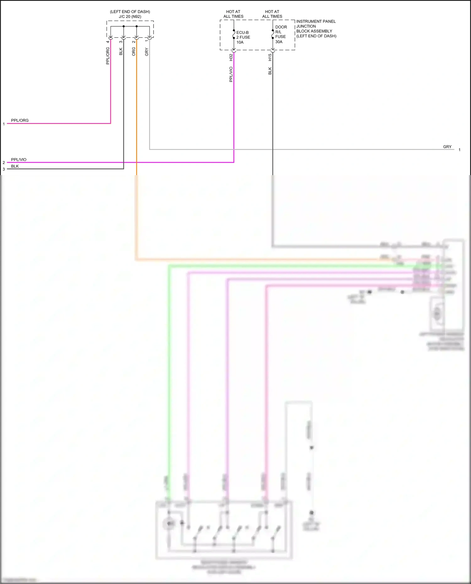 Wiring diagram wht/blk for Lexus ES XV70 (2018-2021) (56 of 144)