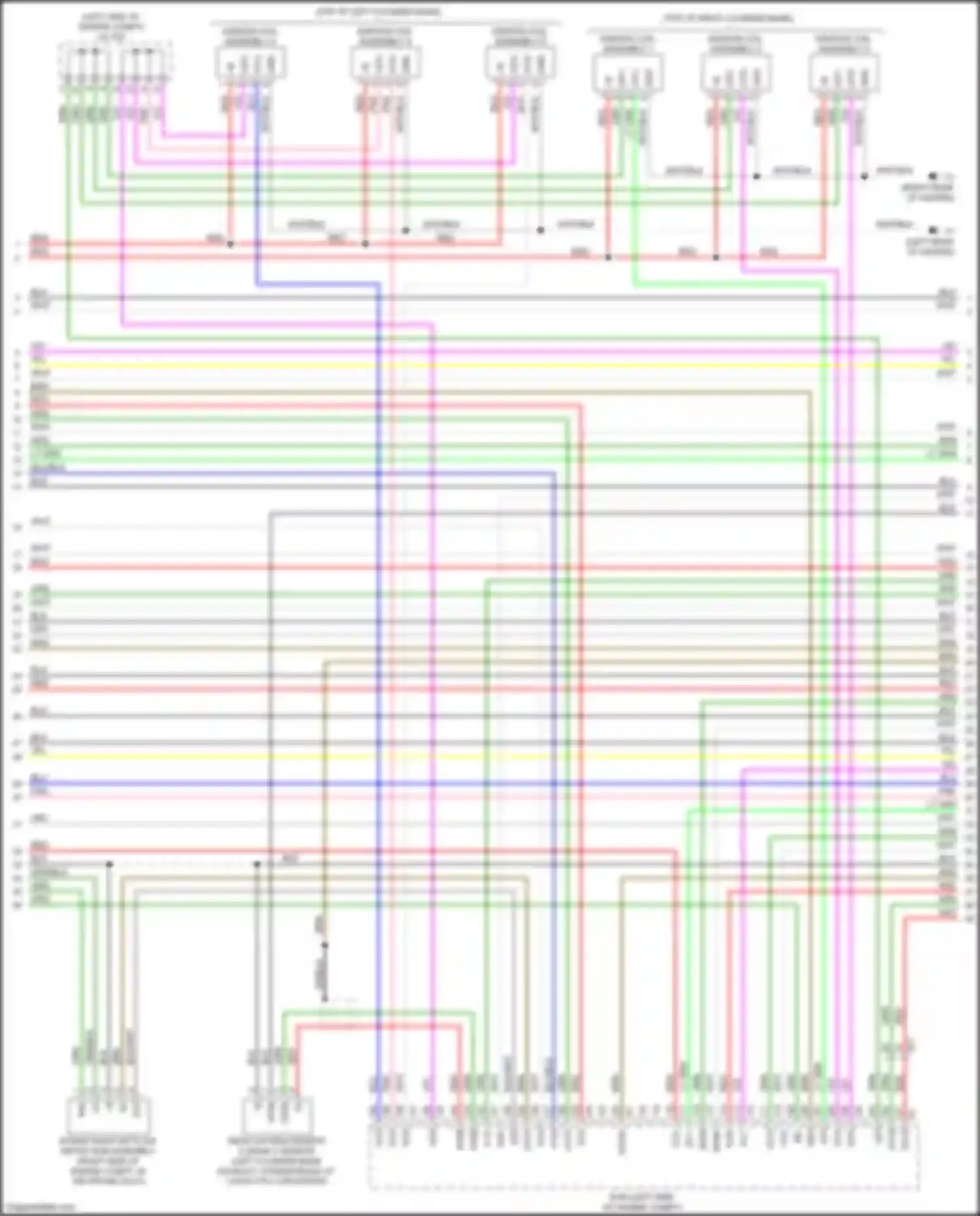 Wiring diagram blk/wht for Lexus GS F I (2015-2020) (9 of 13)