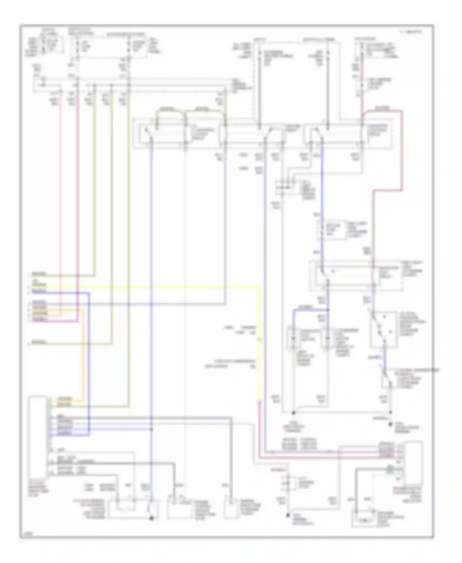 GS Lexus I (1993-1997): Air conditioning circuits (2 of 2)