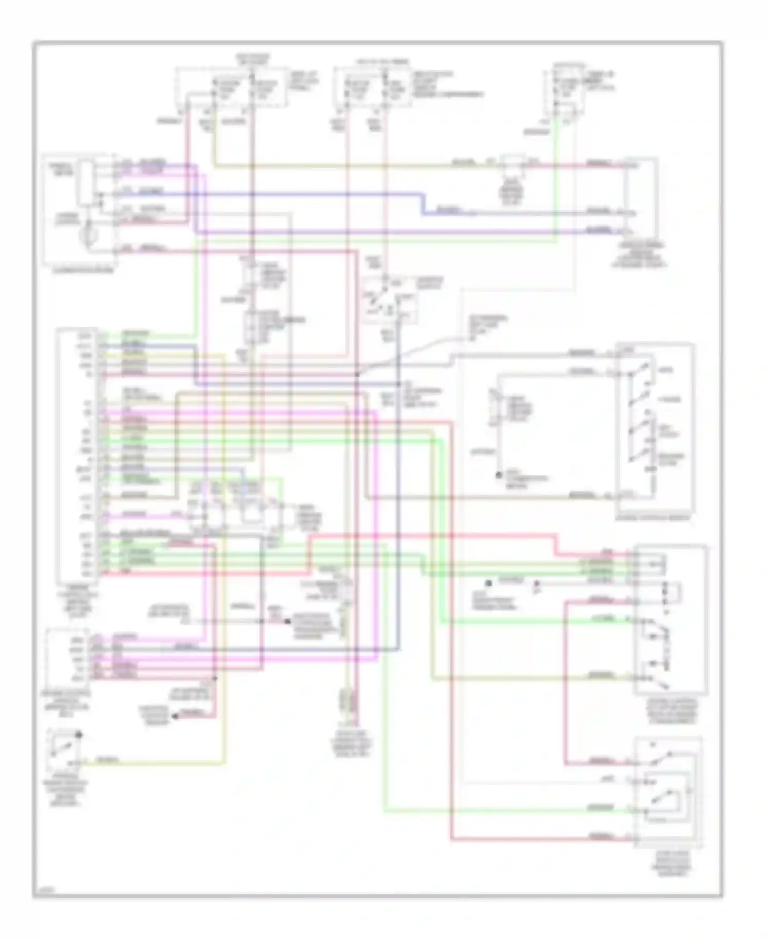 GS Lexus I (1993-1997): Cruise control circuit