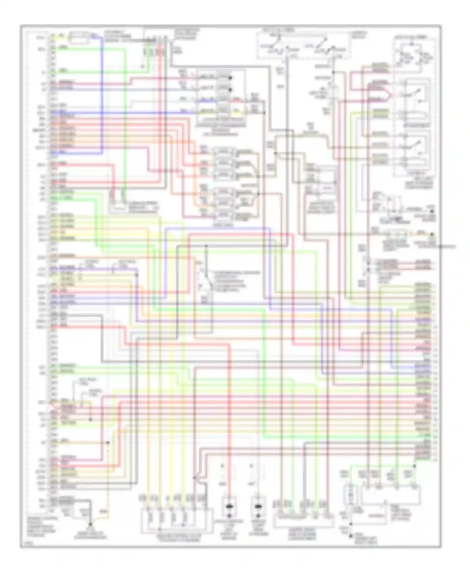 GS Lexus I (1993-1997): Wiring diagram engine performance 3.0ls (1 of 3)