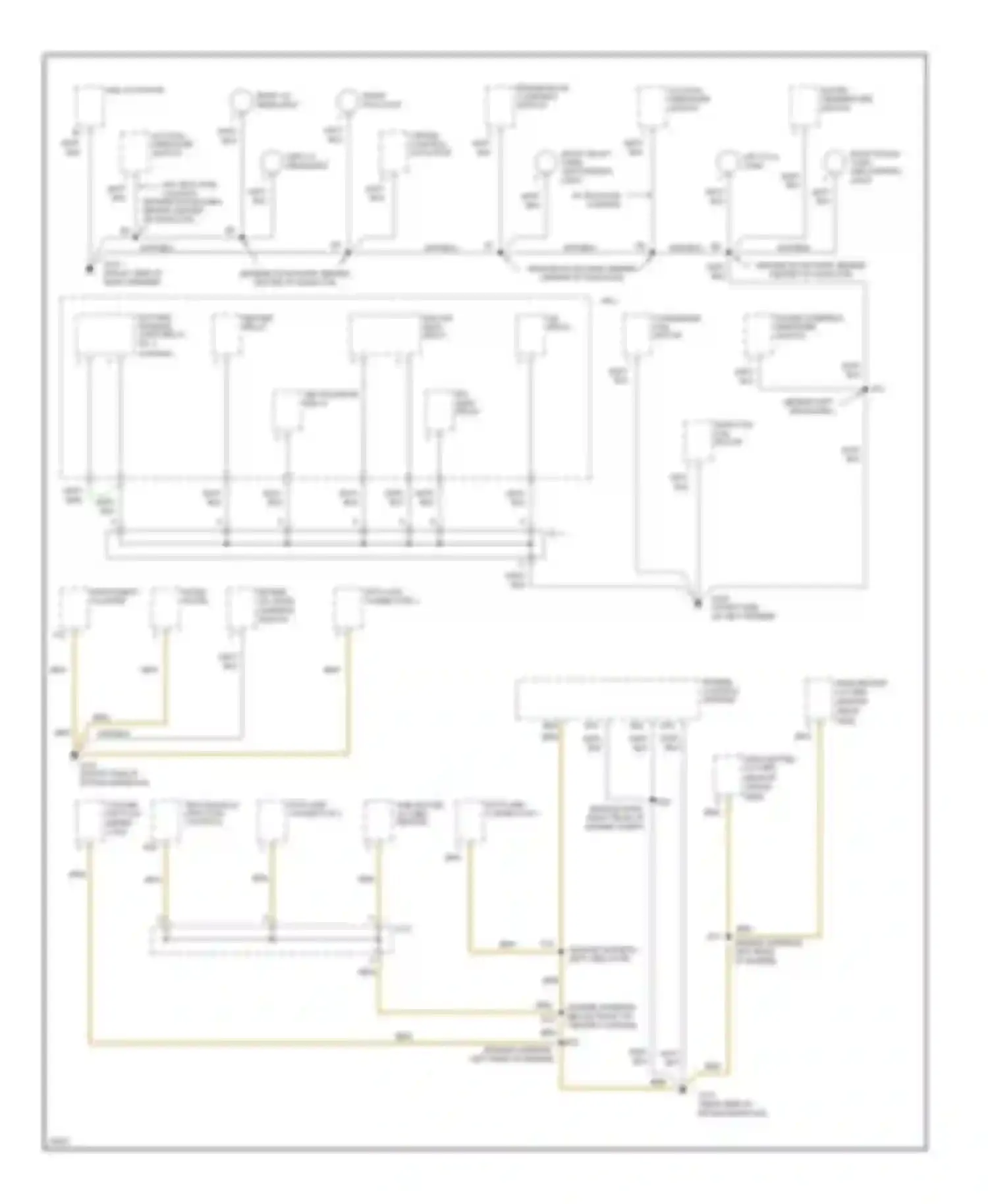 GS Lexus I (1993-1997): Ground distribution circuit (1 of 5)
