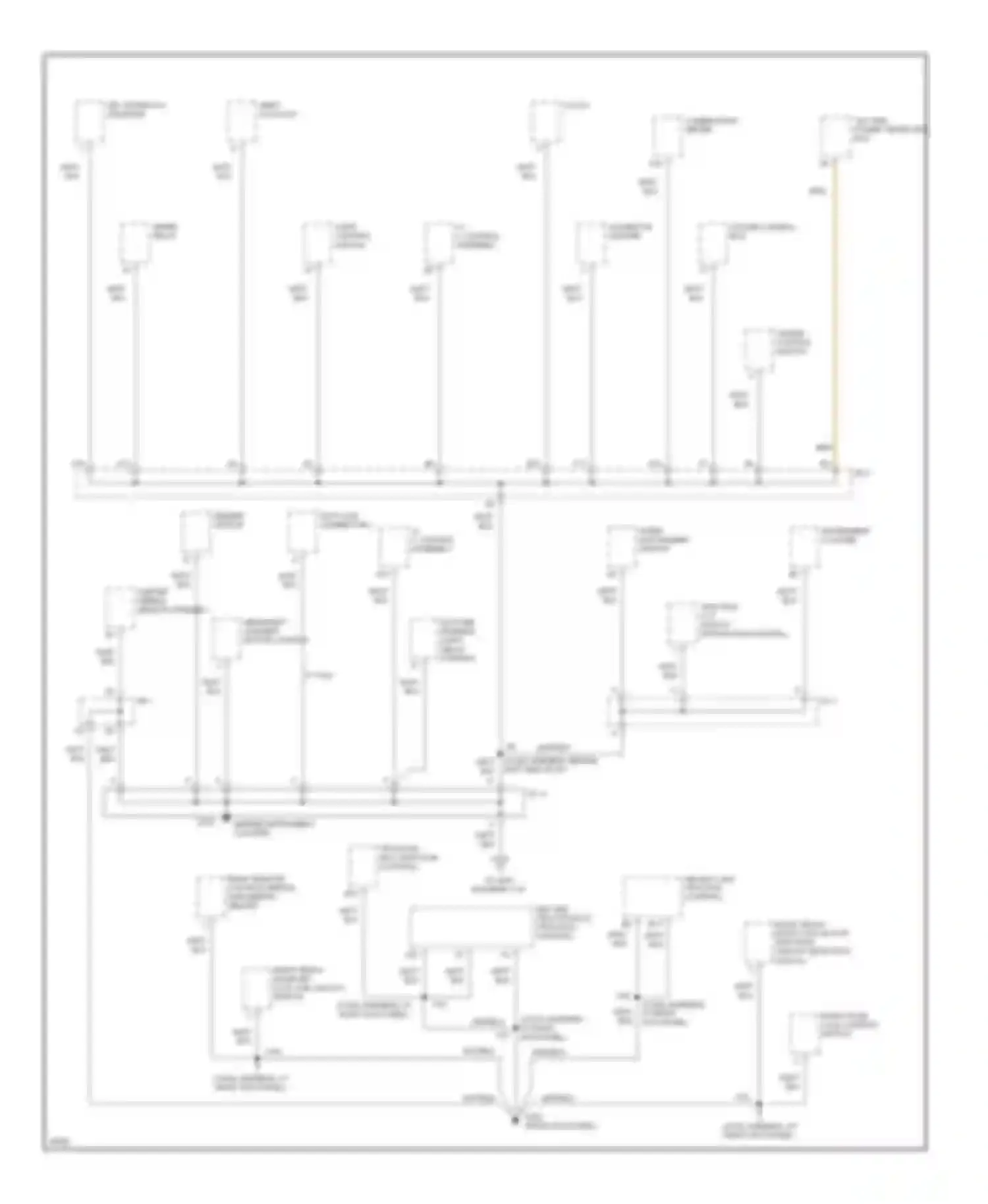 GS Lexus I (1993-1997): Ground distribution circuit (2 of 5)