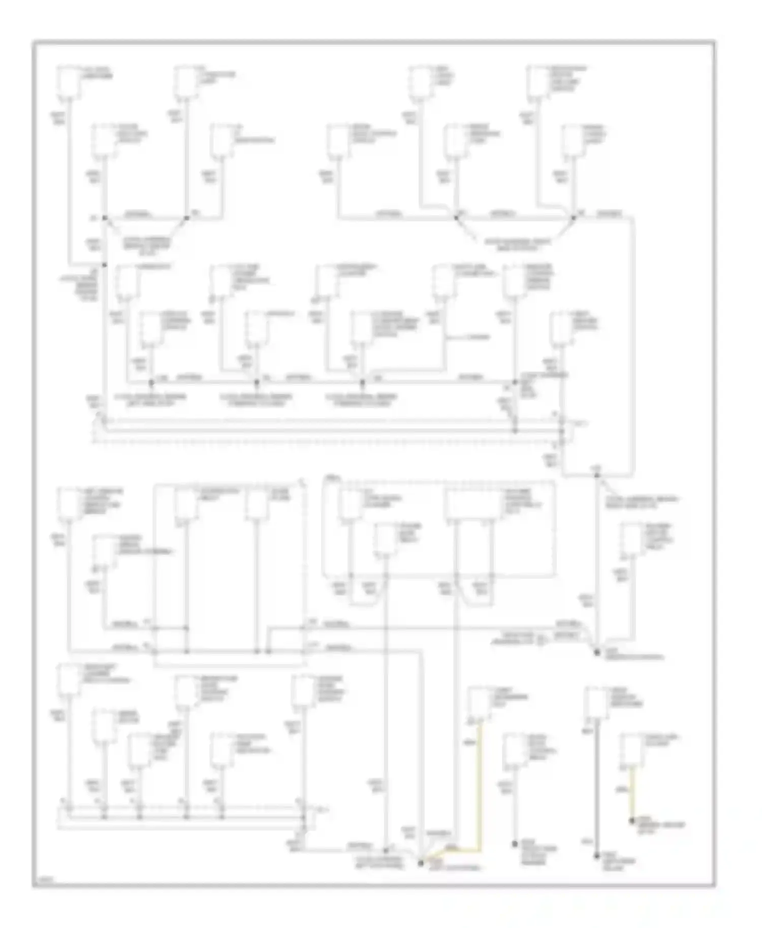 GS Lexus I (1993-1997): Ground distribution circuit (3 of 5)