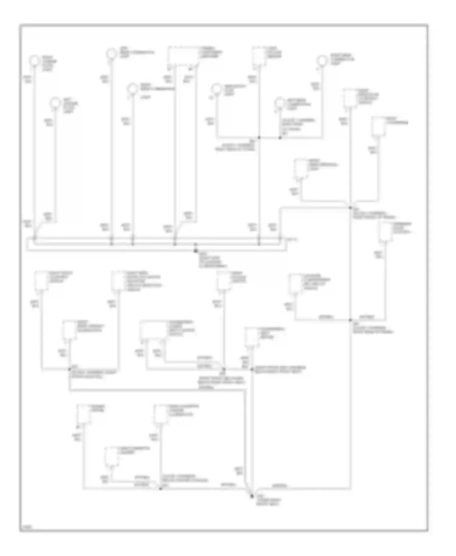 GS Lexus I (1993-1997): Ground distribution circuit (5 of 5)