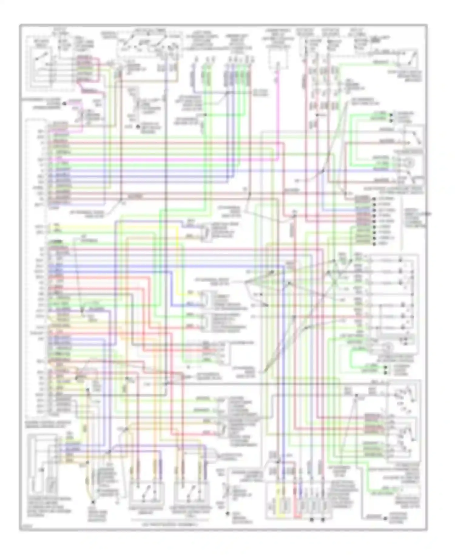 GS Lexus I (1993-1997): Transmission circuit