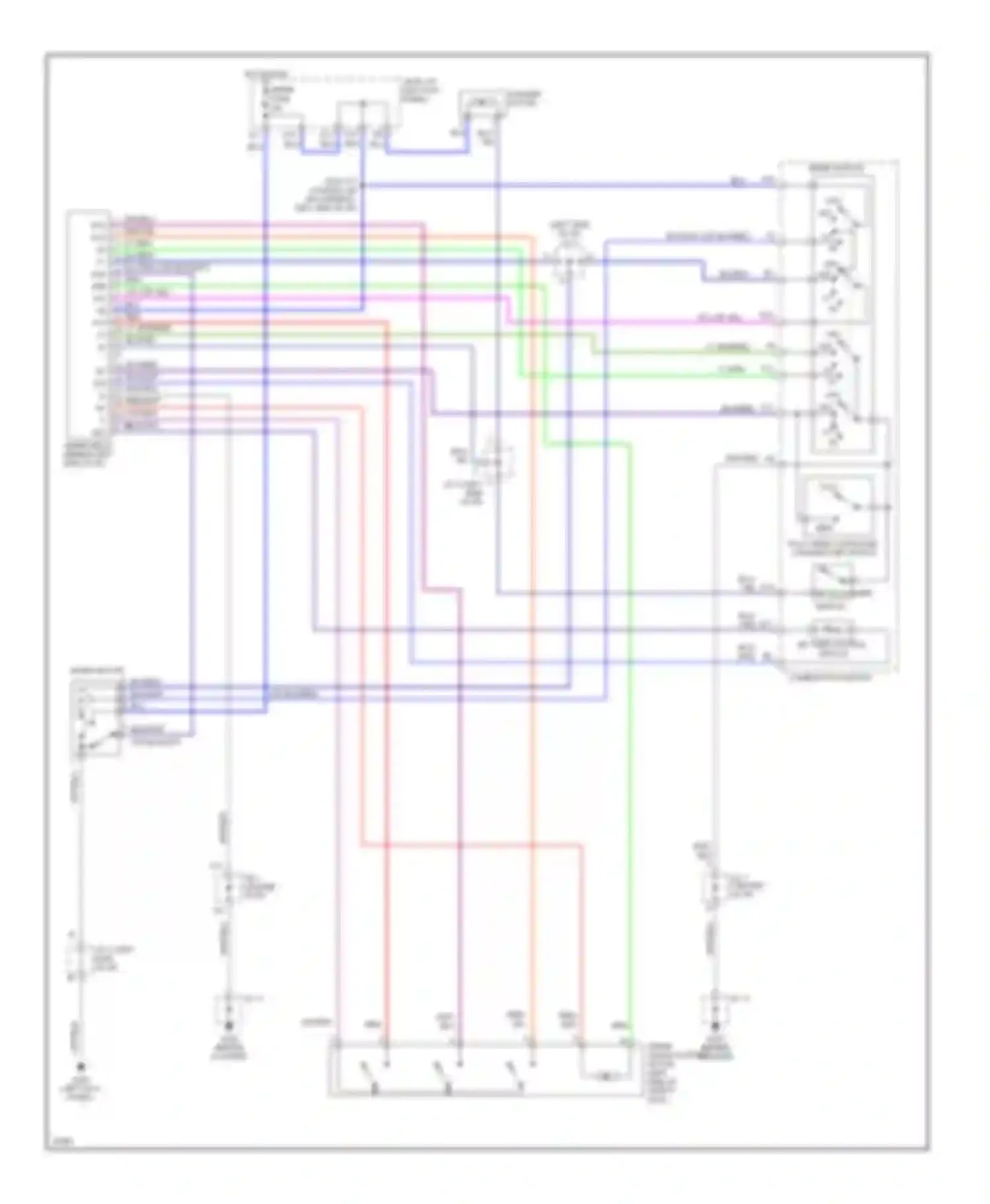 GS Lexus I (1993-1997): Front wiper/washer circuit