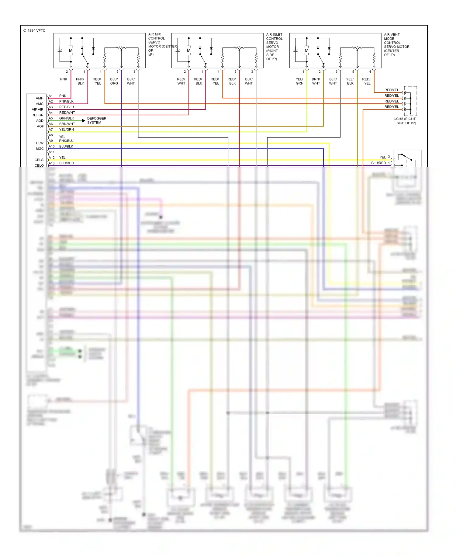 Wiring diagram 1994 vftc for Lexus GS I (1993-1997) (1 of 3)