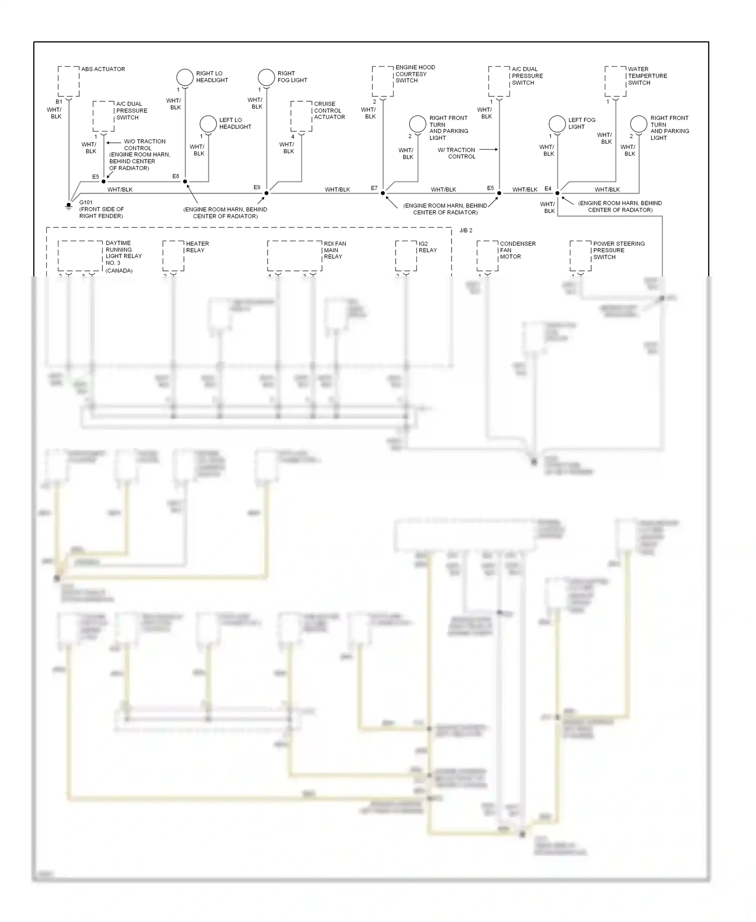 Wiring diagram data link connector 3 for Lexus GS I (1993-1997) (1 of 4)
