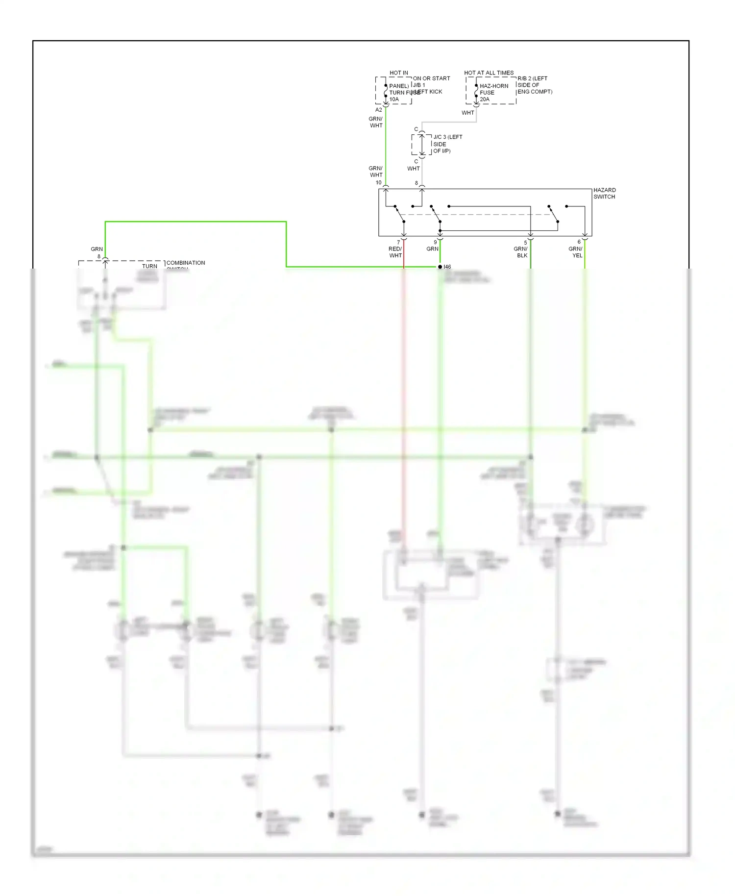 Wiring diagram grn for Lexus GS I (1993-1997) (12 of 38)