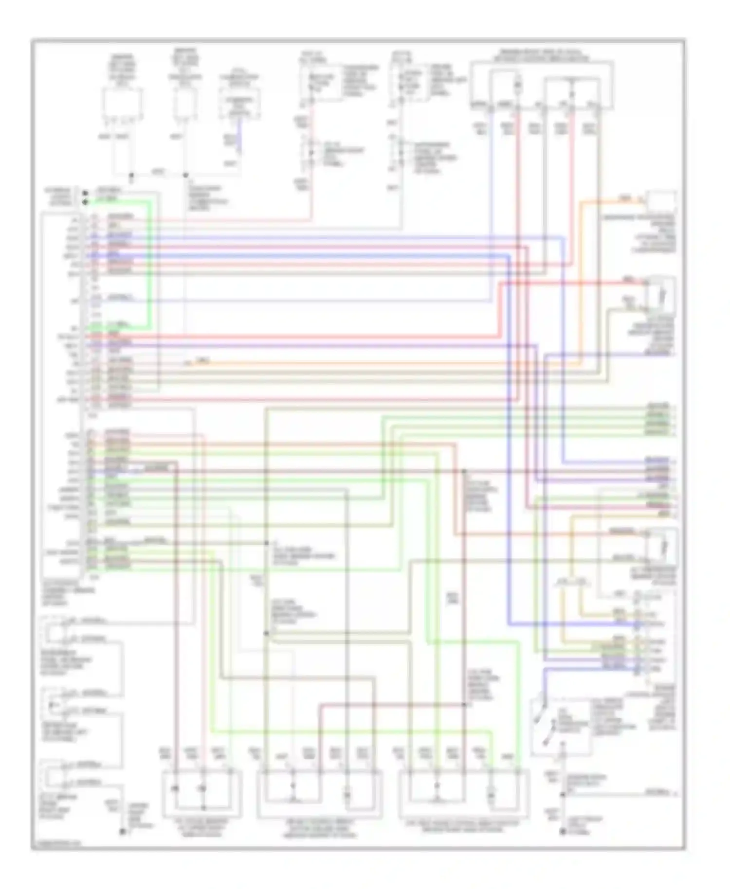 GS Lexus II facelift (2000-2004): Air conditioning circuits (1 of 2)