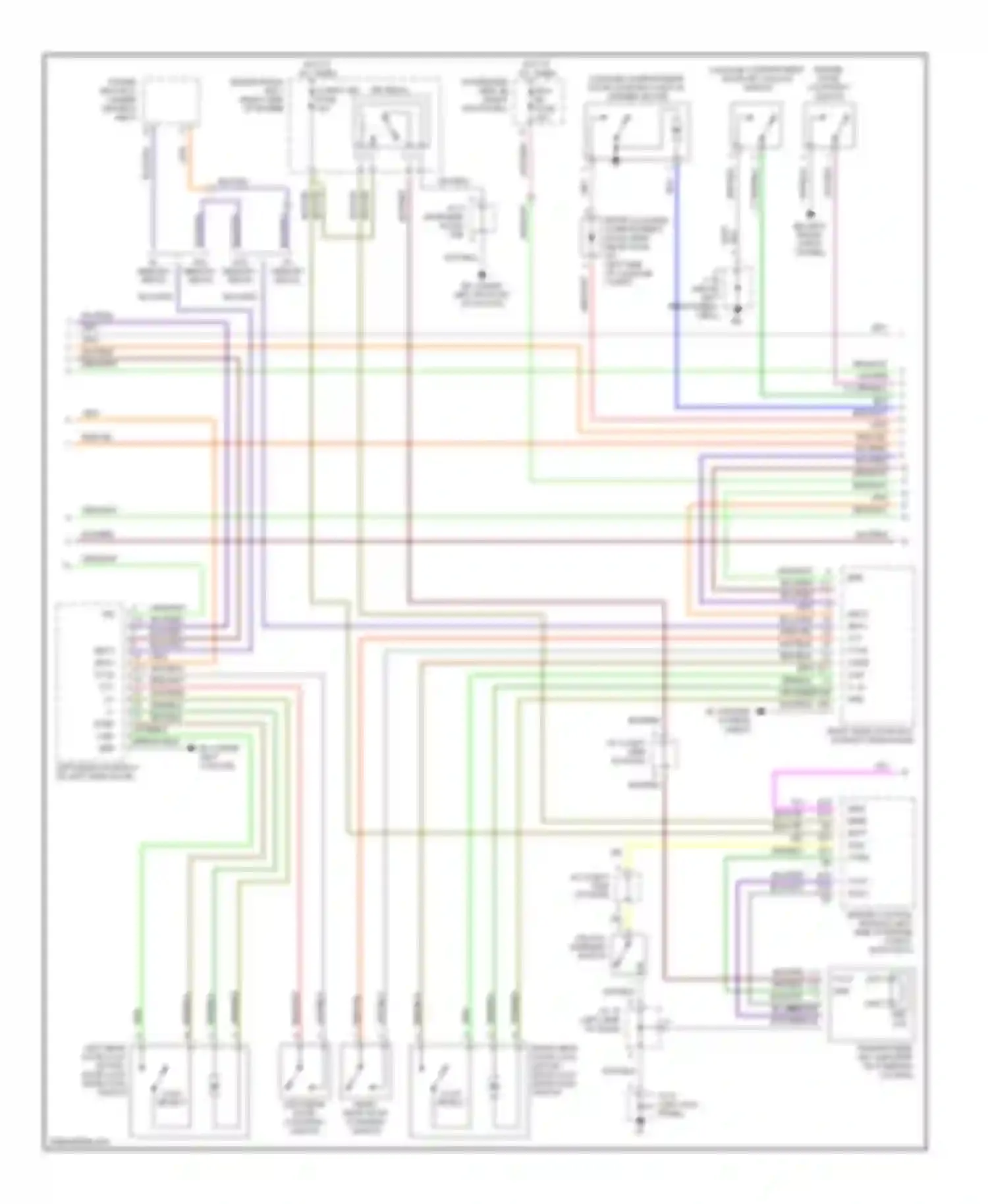 GS Lexus II facelift (2000-2004): Anti-theft circuit (2 of 3)