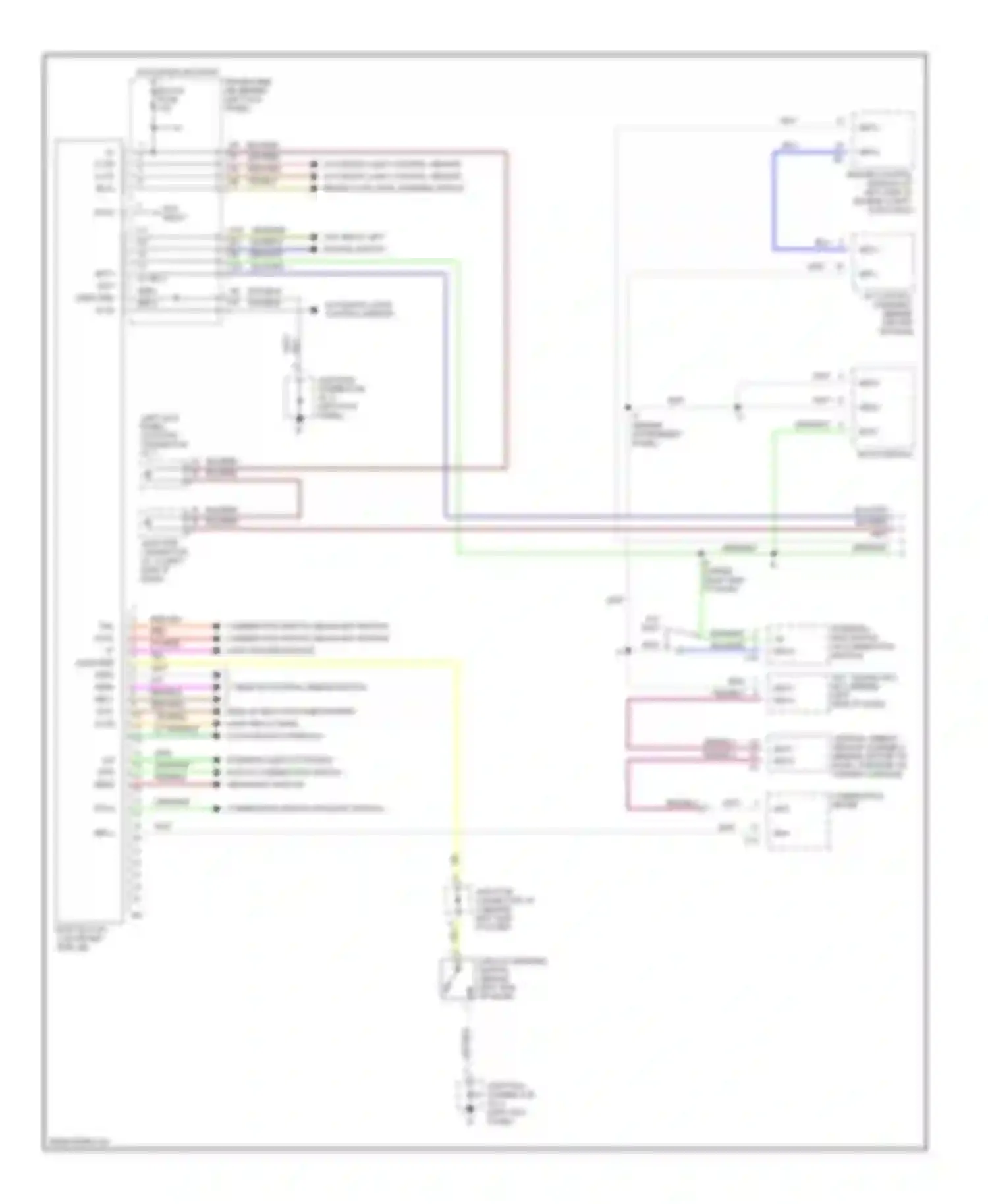 GS Lexus II facelift (2000-2004): Body computer circuits (1 of 2)